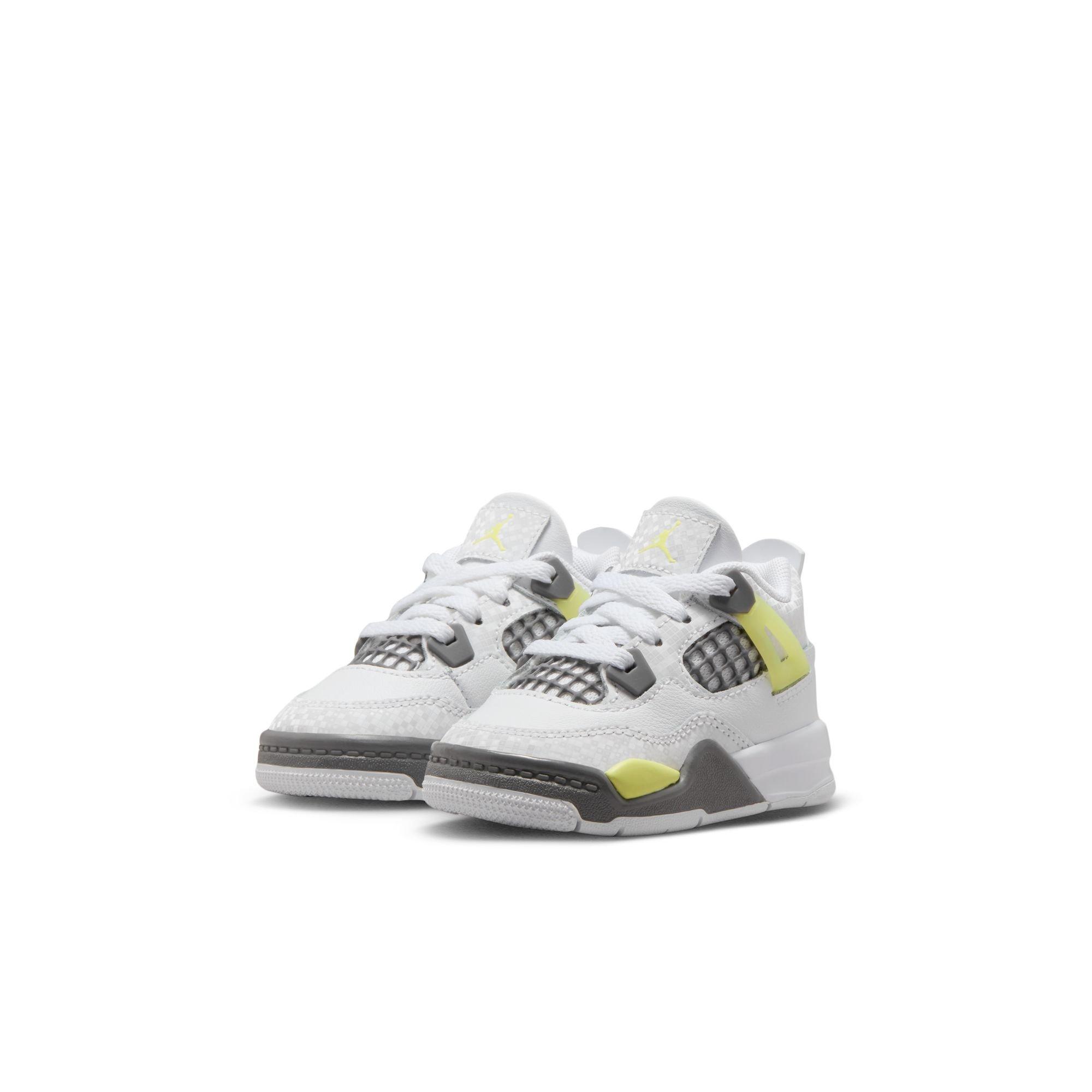 Jordan 4 Retro Toddler Kids' "Light Lemon Twist" Shoe