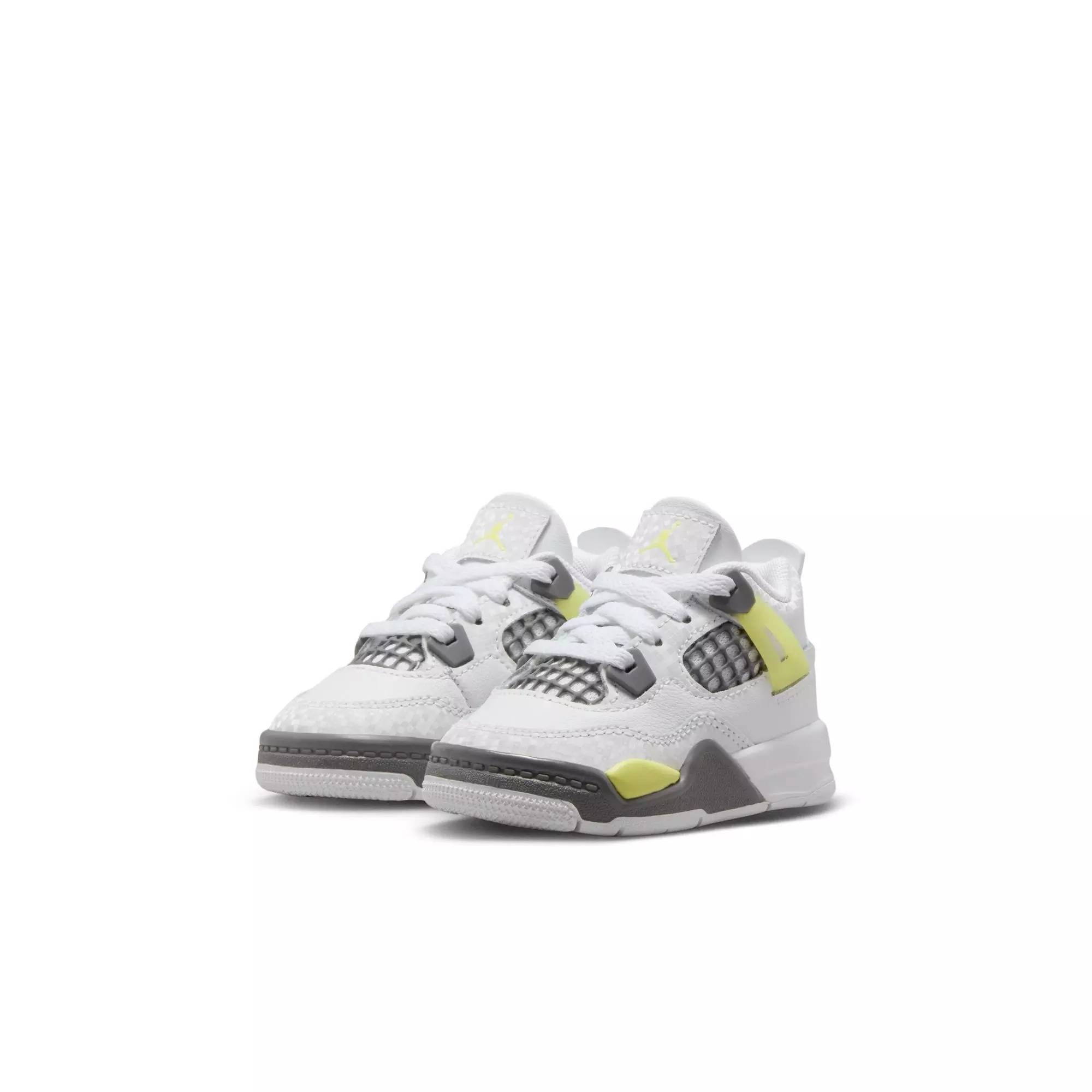 Jordan 4 Retro "Light Lemon Twist" Toddler Kids' Shoe