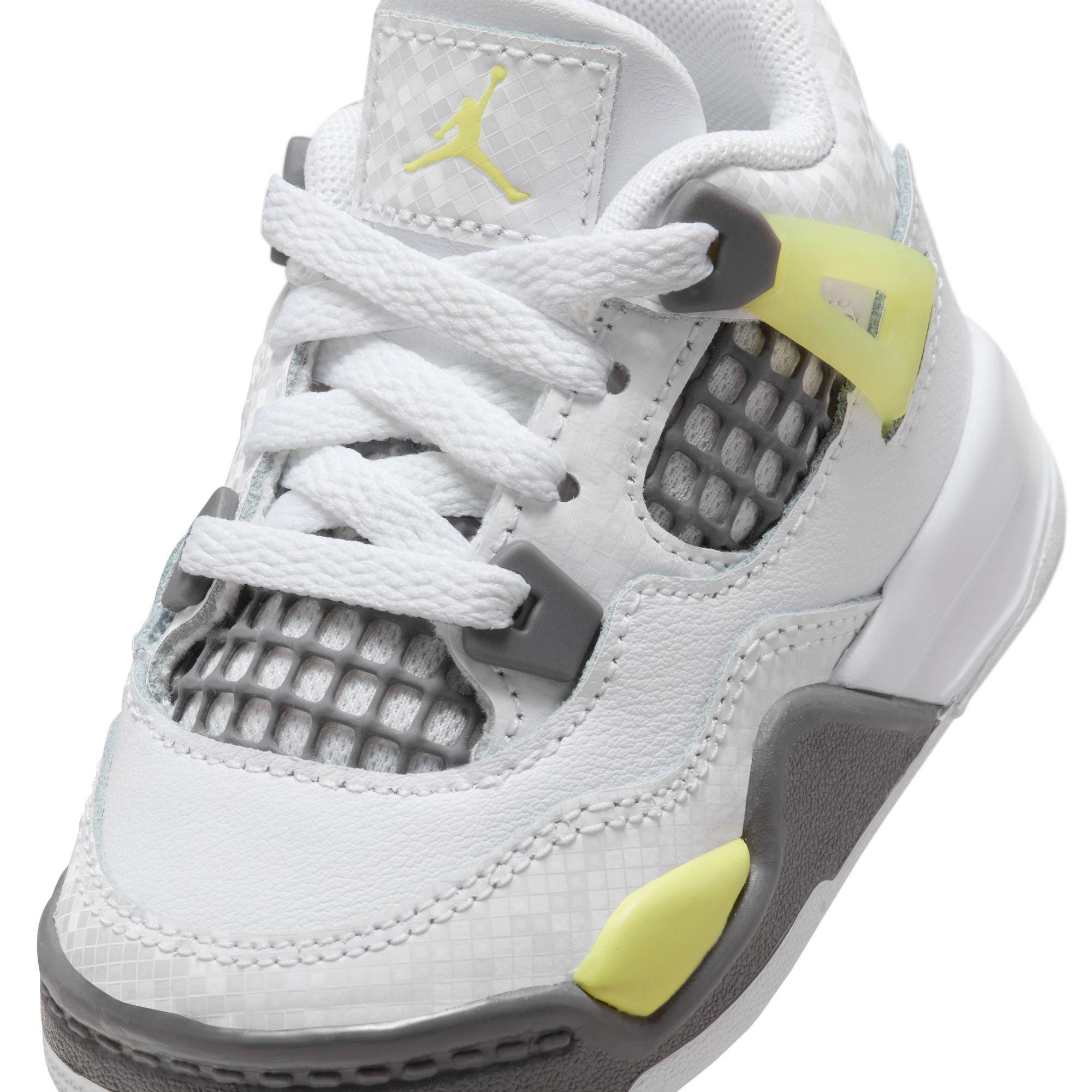 Jordan 4 Retro Toddler Kids' "Light Lemon Twist" Shoe
