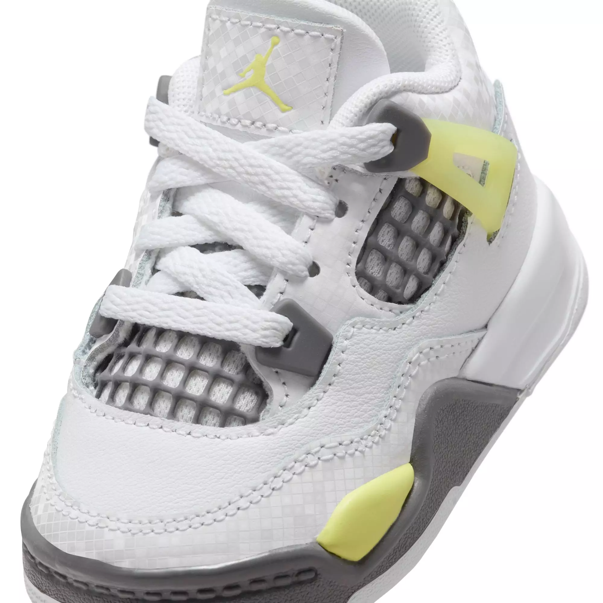 Jordan 4 Retro "Light Lemon Twist" Toddler Kids' Shoe
