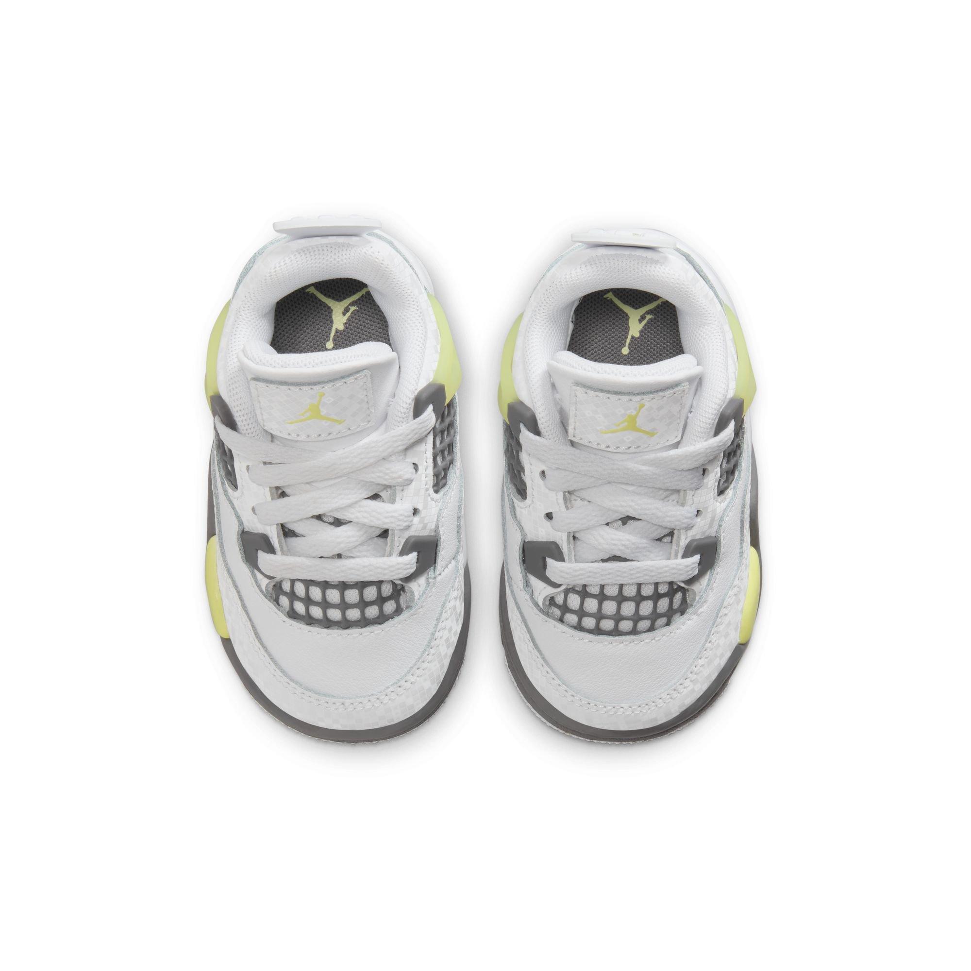 Jordan 4 Retro Toddler Kids' "Light Lemon Twist" Shoe