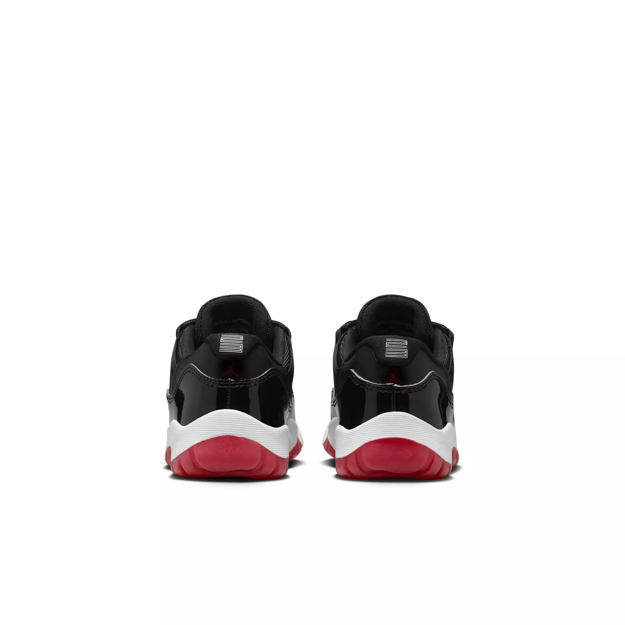 Jordan 11 Retro Low "Bred" Preschool Kids' Shoe - BLACK/VARSITY RED/WHITE