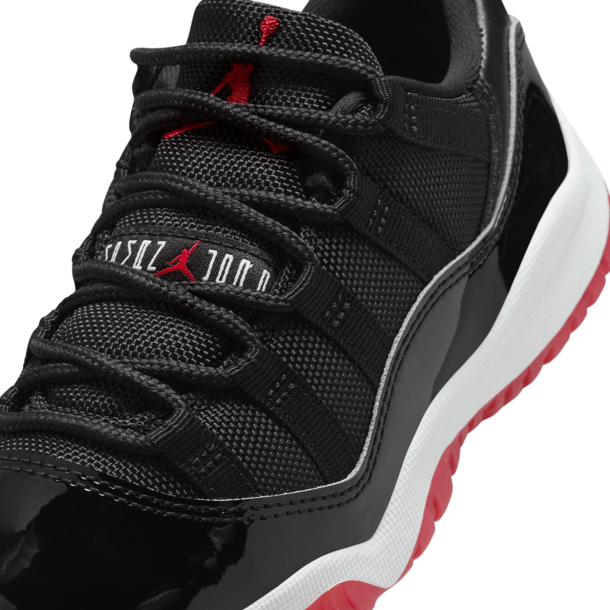 Jordan 11 Retro Low "Bred" Preschool Kids' Shoe