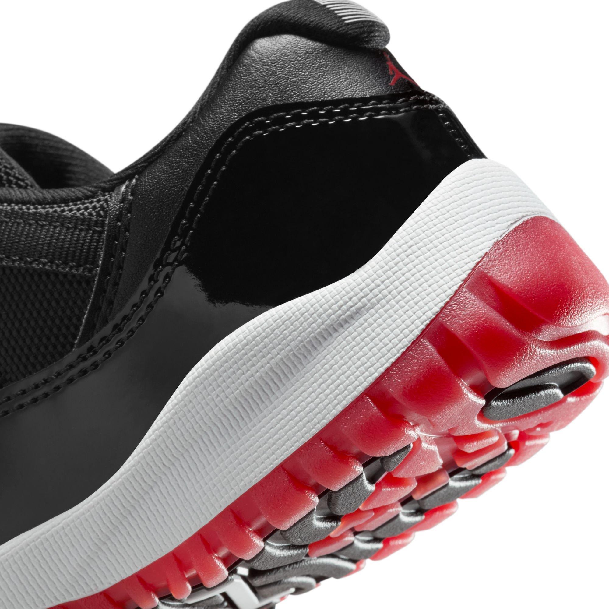 Jordan 11 Retro Low "Bred" Preschool Kids' Shoe