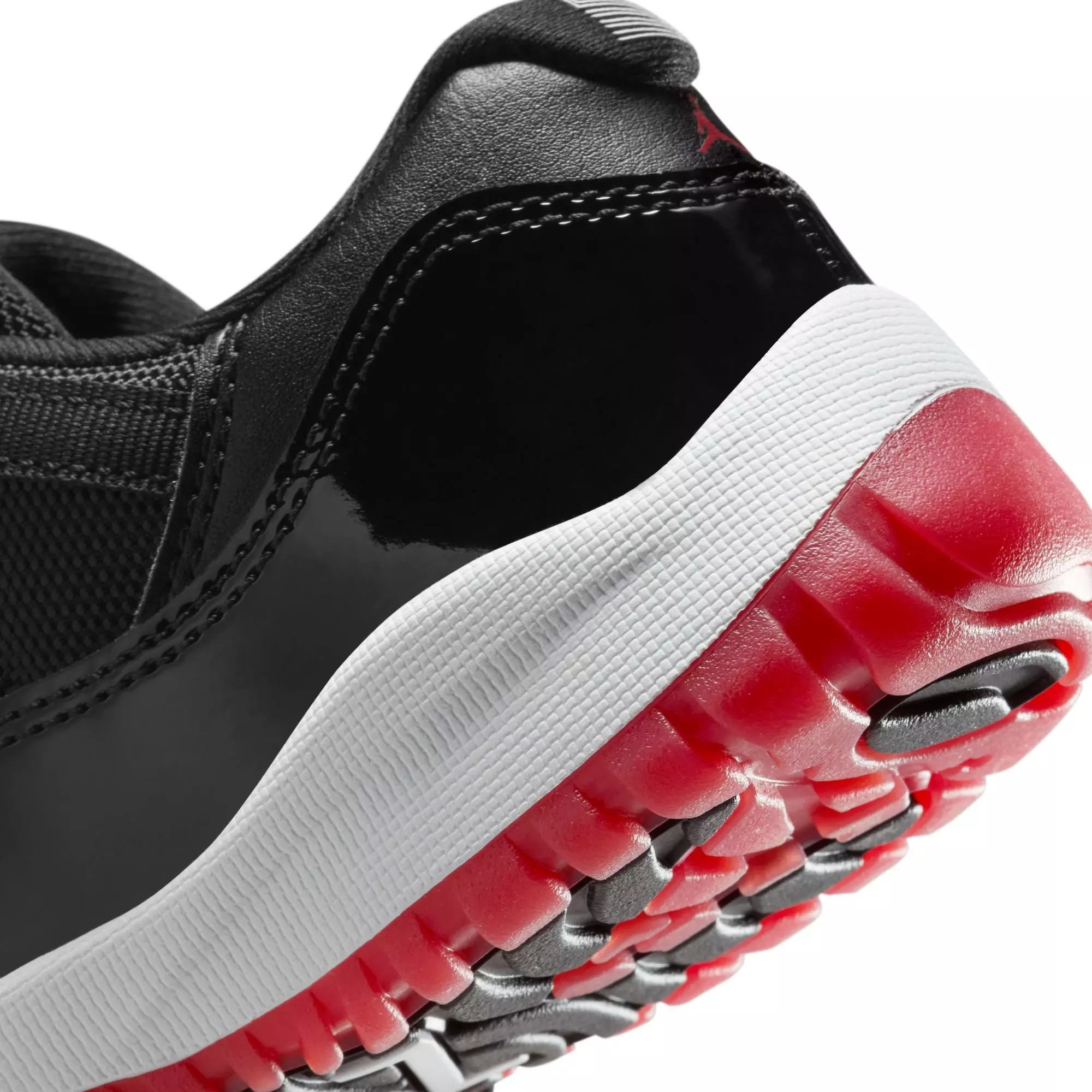 Jordan 11 Retro Low "Bred" Preschool Kids' Shoe - BLACK/VARSITY RED/WHITE