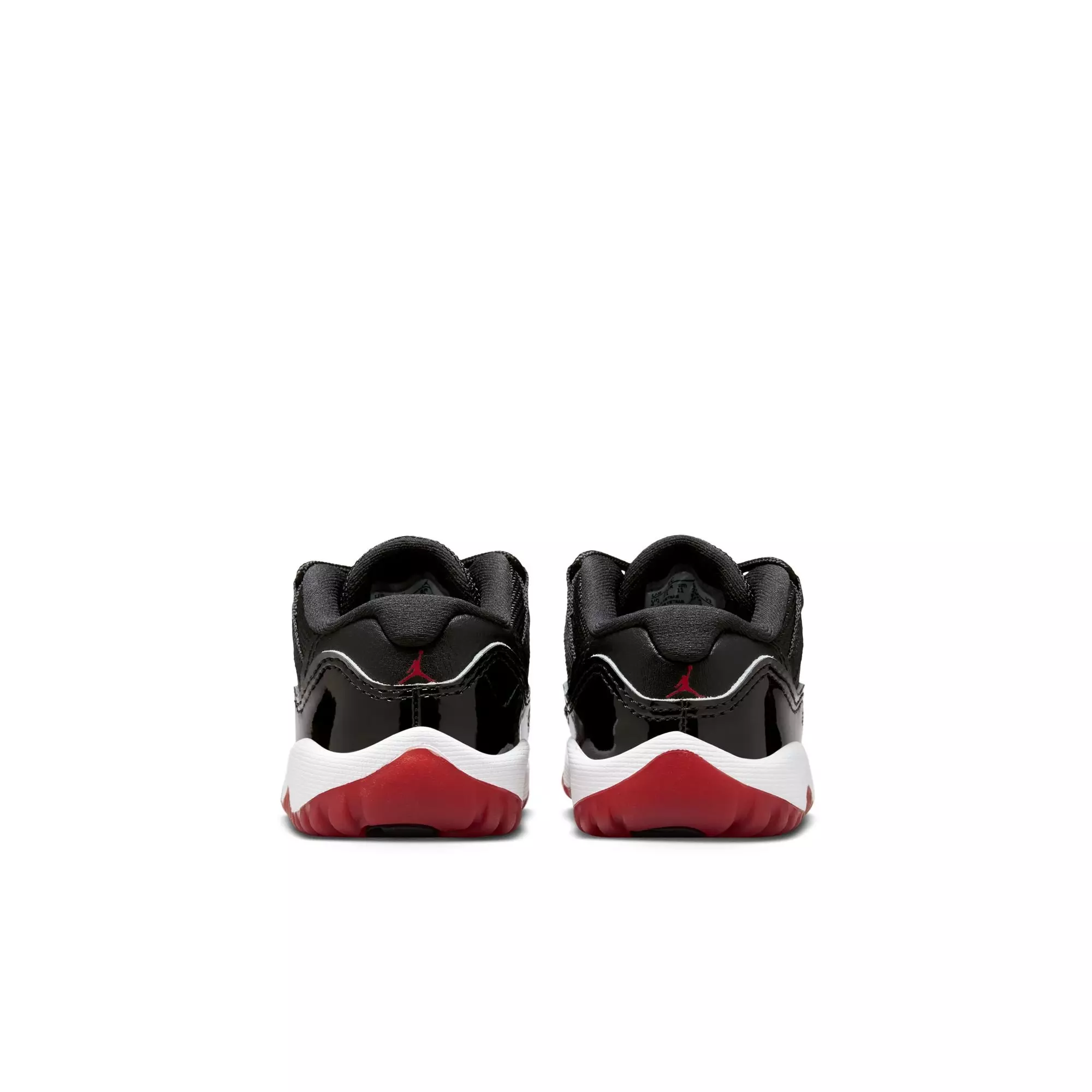 Jordan 11 Retro Low "Bred" Toddler Kids' Shoe - BLACK/VARSITY RED/WHITE