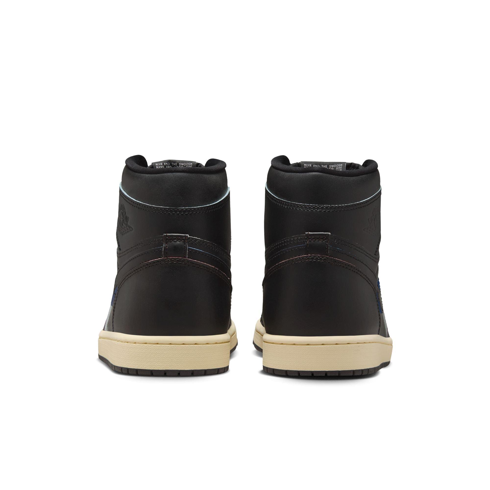 Jordan 1 Retro High OG Grade School Kids' "Black and Muslin" Shoe
