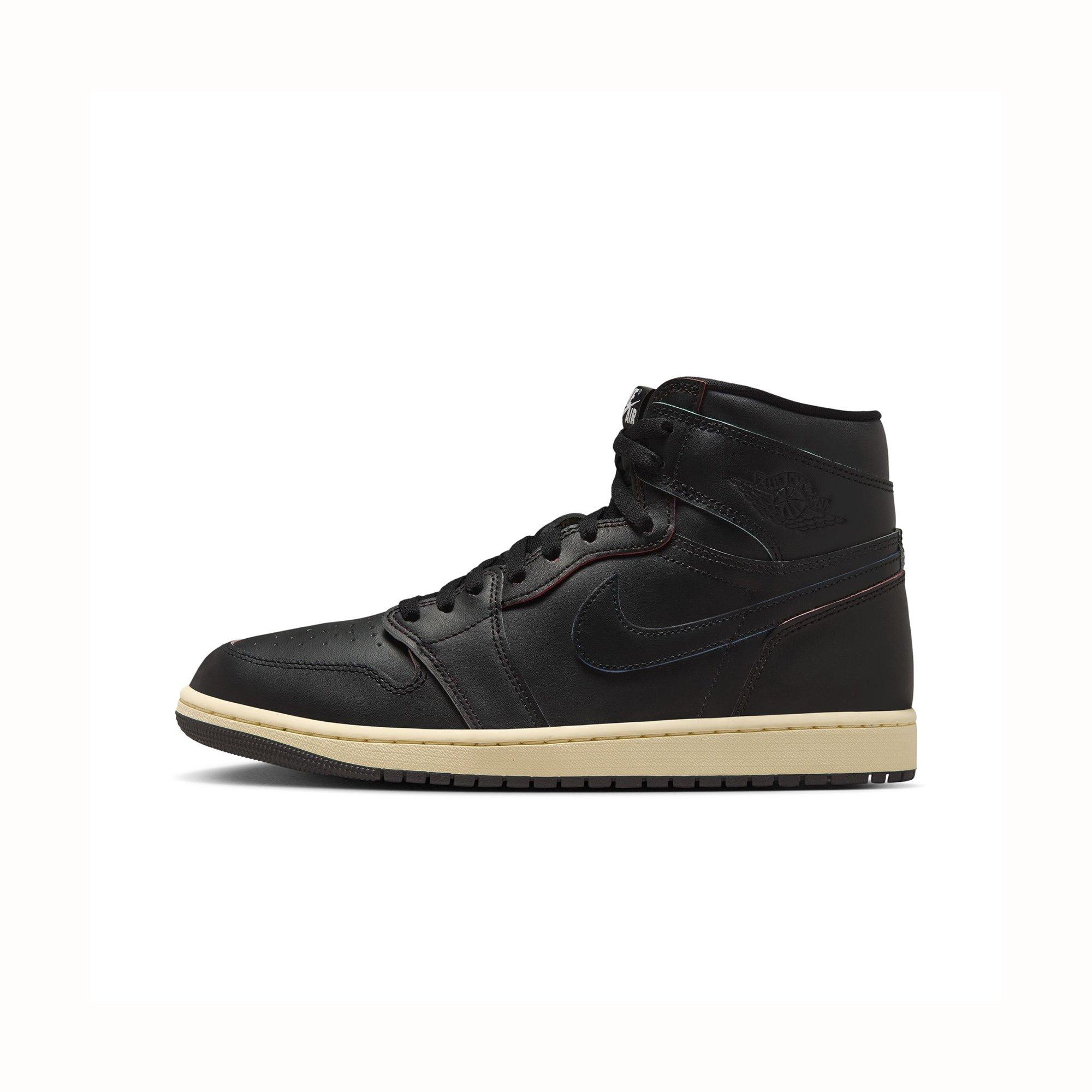 Jordan 1 Retro High OG Grade School Kids' "Black and Muslin" Shoe