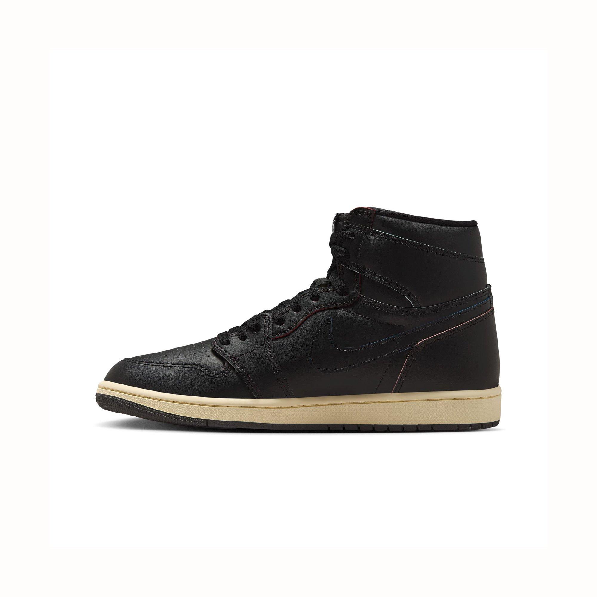 Jordan 1 Retro High OG Grade School Kids' "Black and Muslin" Shoe