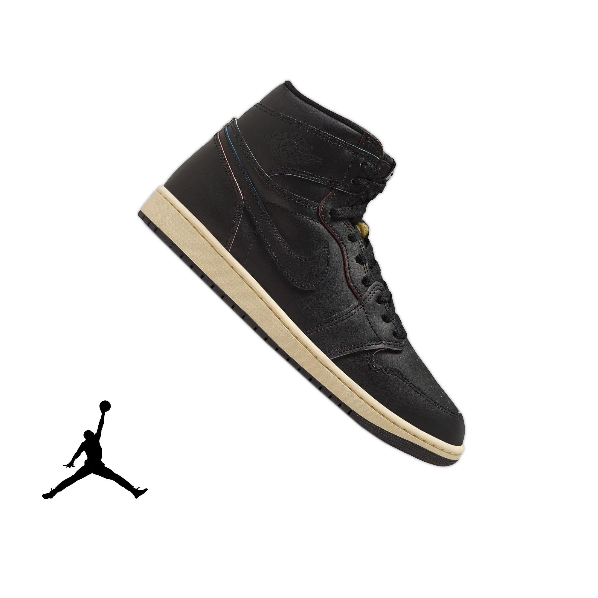 Jordan 1 Retro High OG Grade School Kids' "Black and Muslin" Shoe