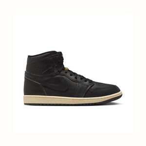 Jordan 1 Retro High OG "Black and Muslin" Grade School Kids' Shoe