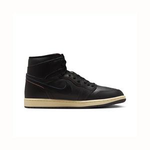 Jordan 1 Retro High OG "Black and Muslin" Grade School Kids' Shoe