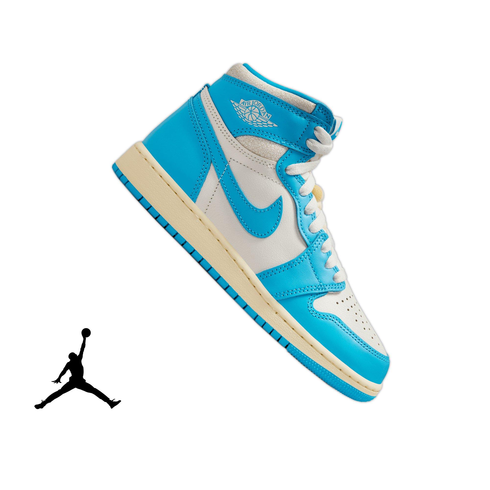Jordan 1 Retro High OG "UNC Reimagined" Grade School Kids' Shoe