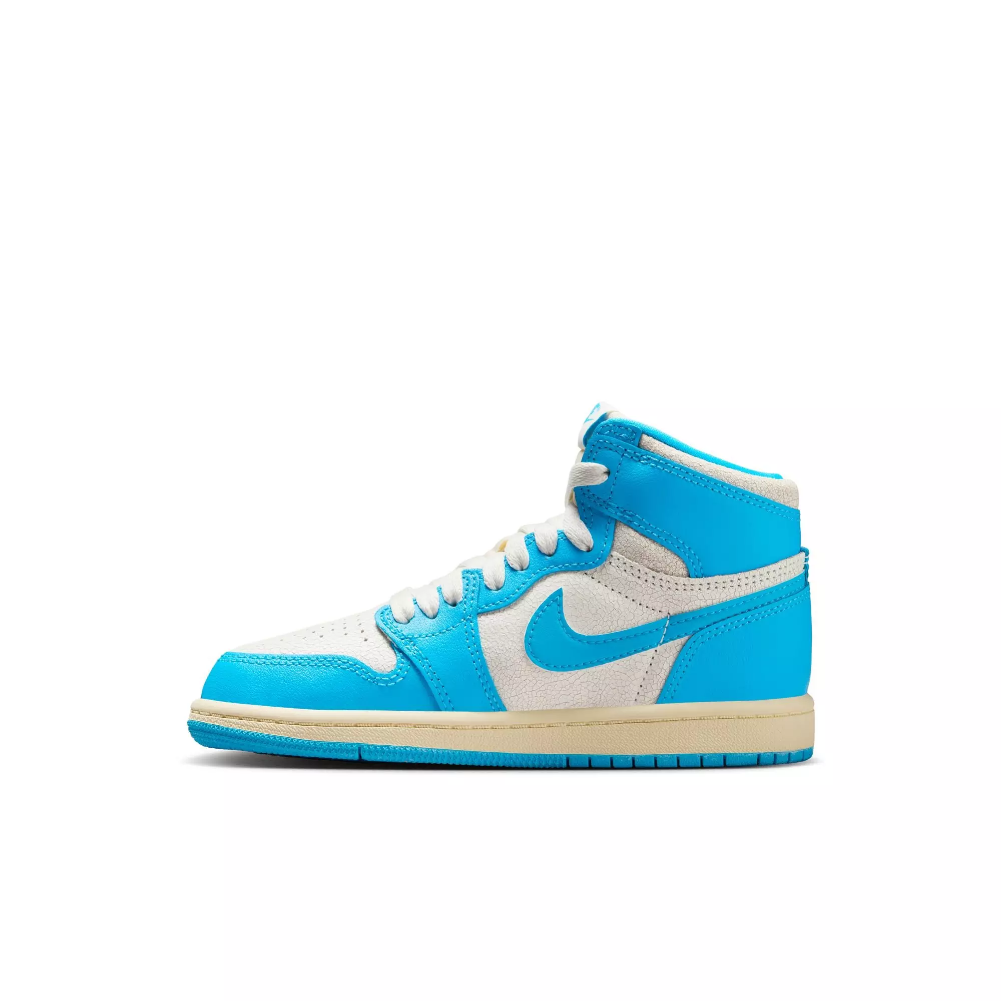 Jordan 1 Retro High OG "UNC Reimagined" Preschool Kids' Shoe - POWDER BLUE/SAIL