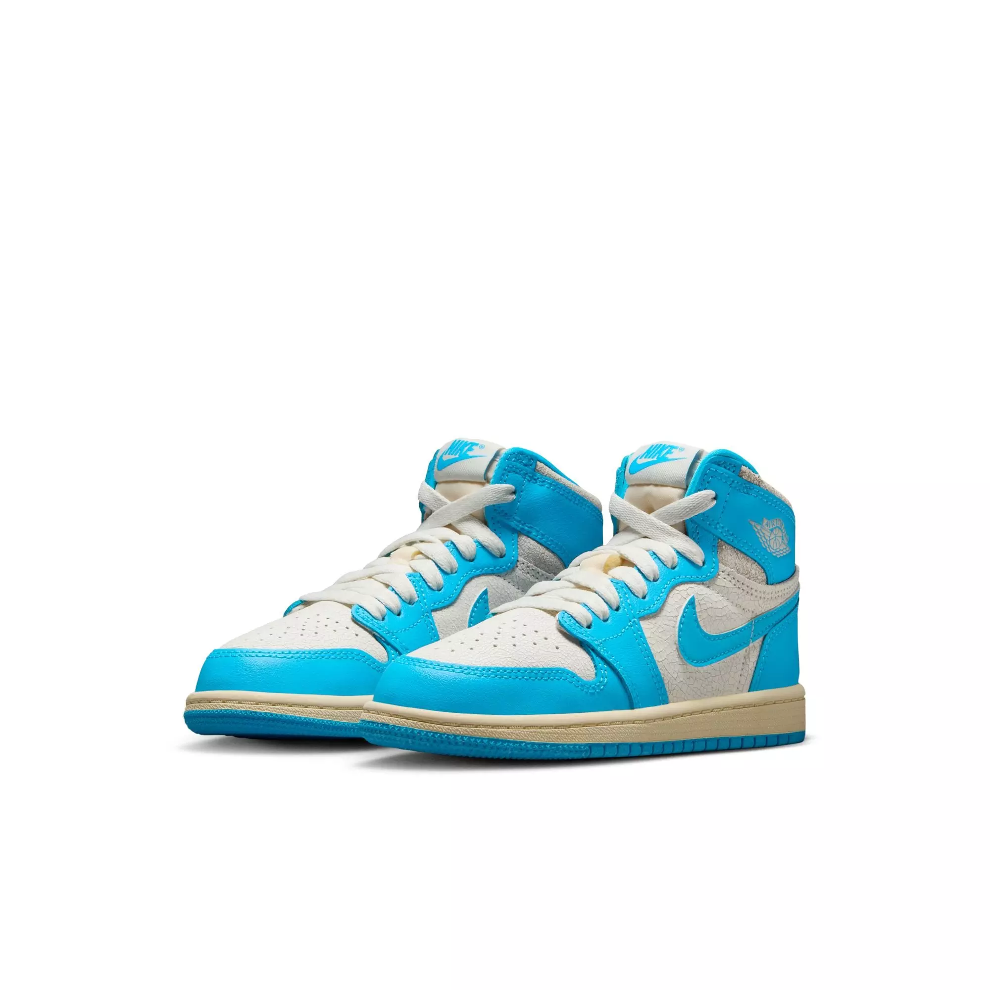 Jordan 1 Retro High OG "UNC Reimagined" Preschool Kids' Shoe - POWDER BLUE/SAIL
