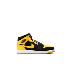 Jordan 1 Mid SE "Black/Varsity Maize/White" Toddler Boys' Shoe