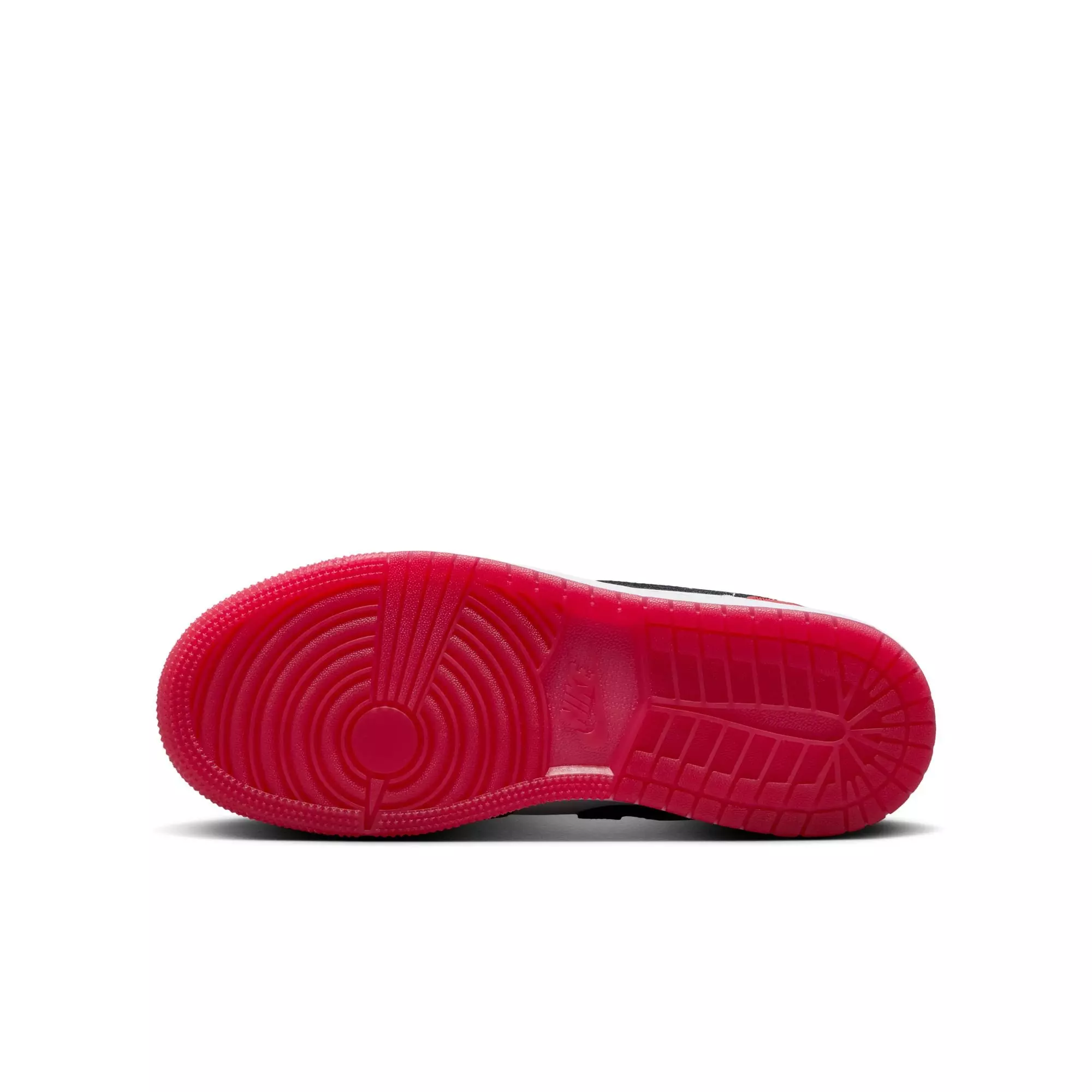 Jordan 1 Low SE "White/Black/Varsity Red" Grade School Boys' Shoe - BLACK/WHITE/RED