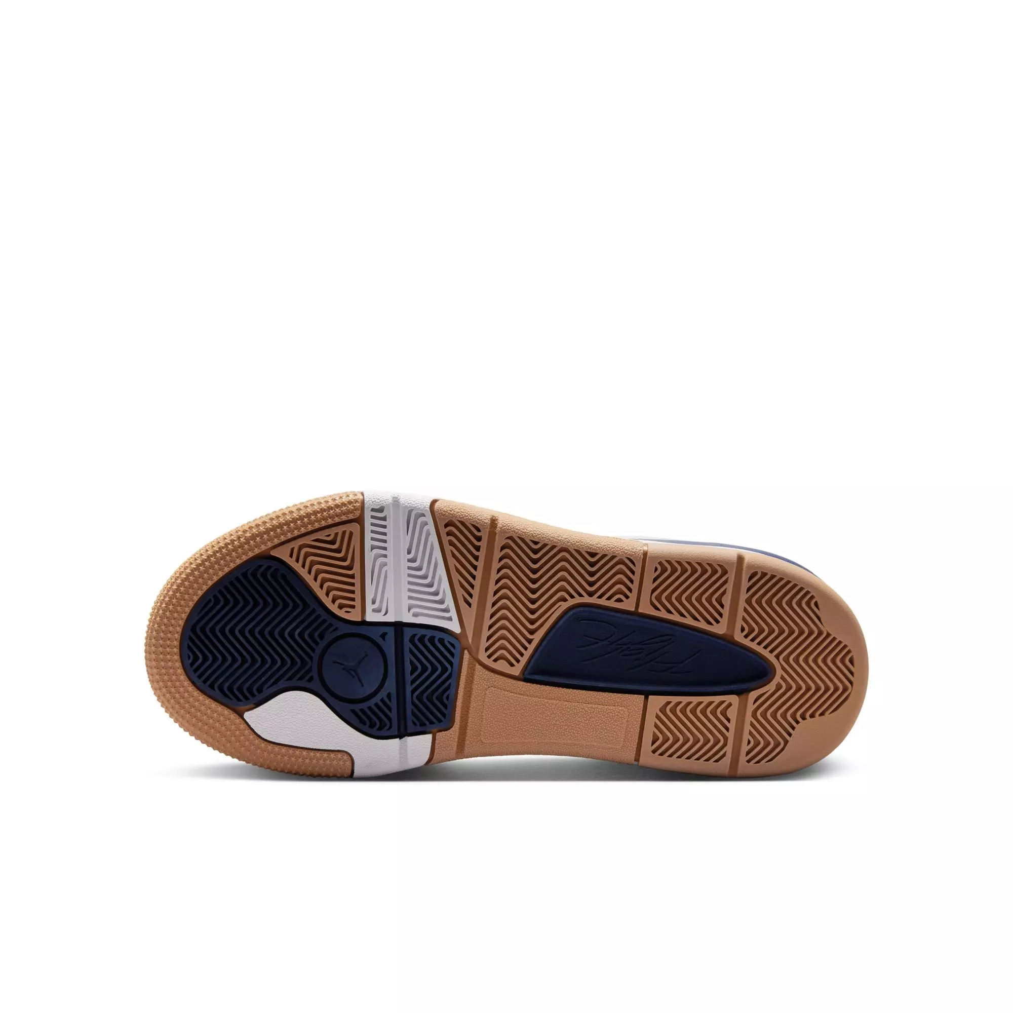 Jordan Flight Court "Neutral Grey/Midnight Navy/White" Grade School Boys' Shoe - GREY/NAVY