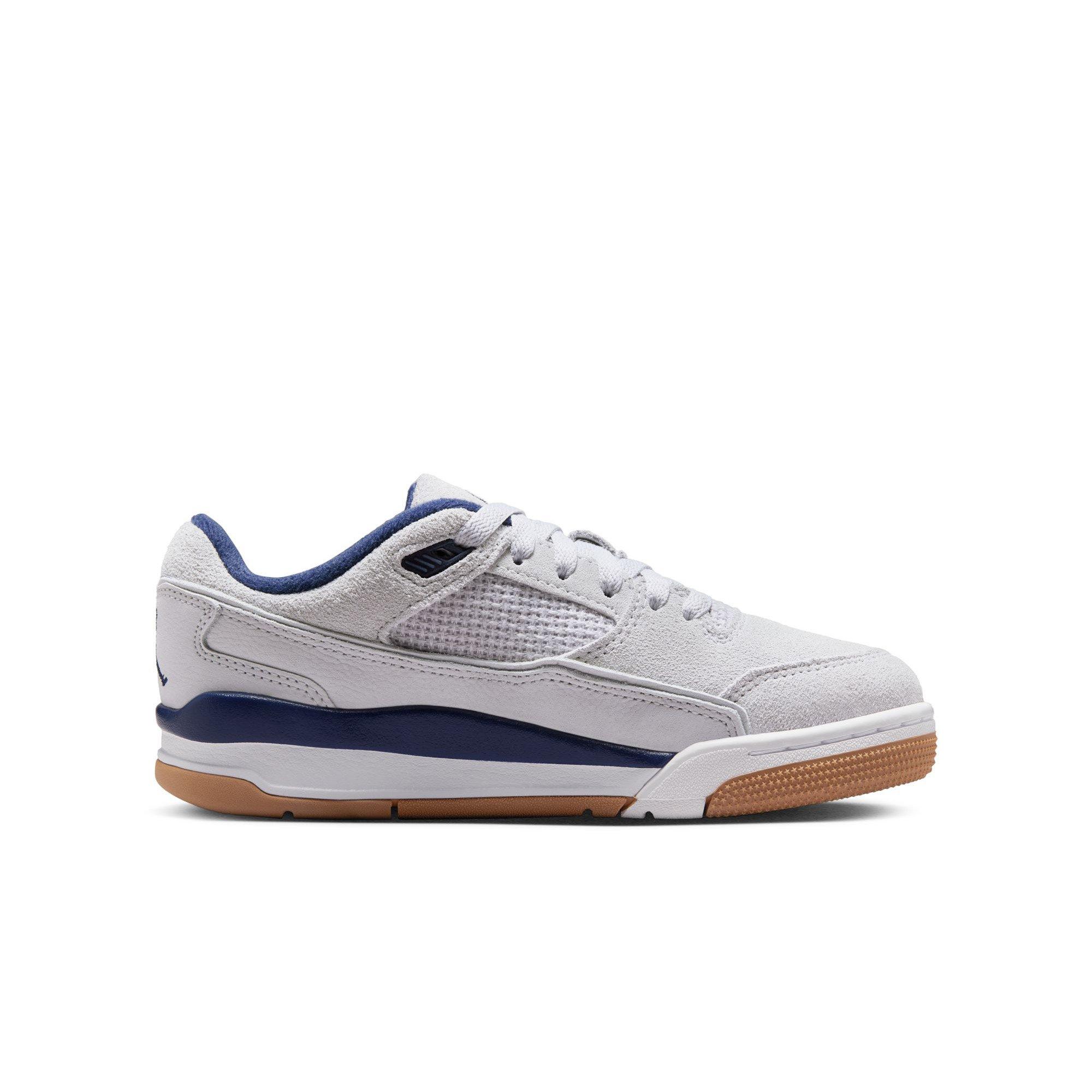 Jordan Flight Court Grade School Boys' "Neutral Grey/Midnight Navy/White" Shoe
