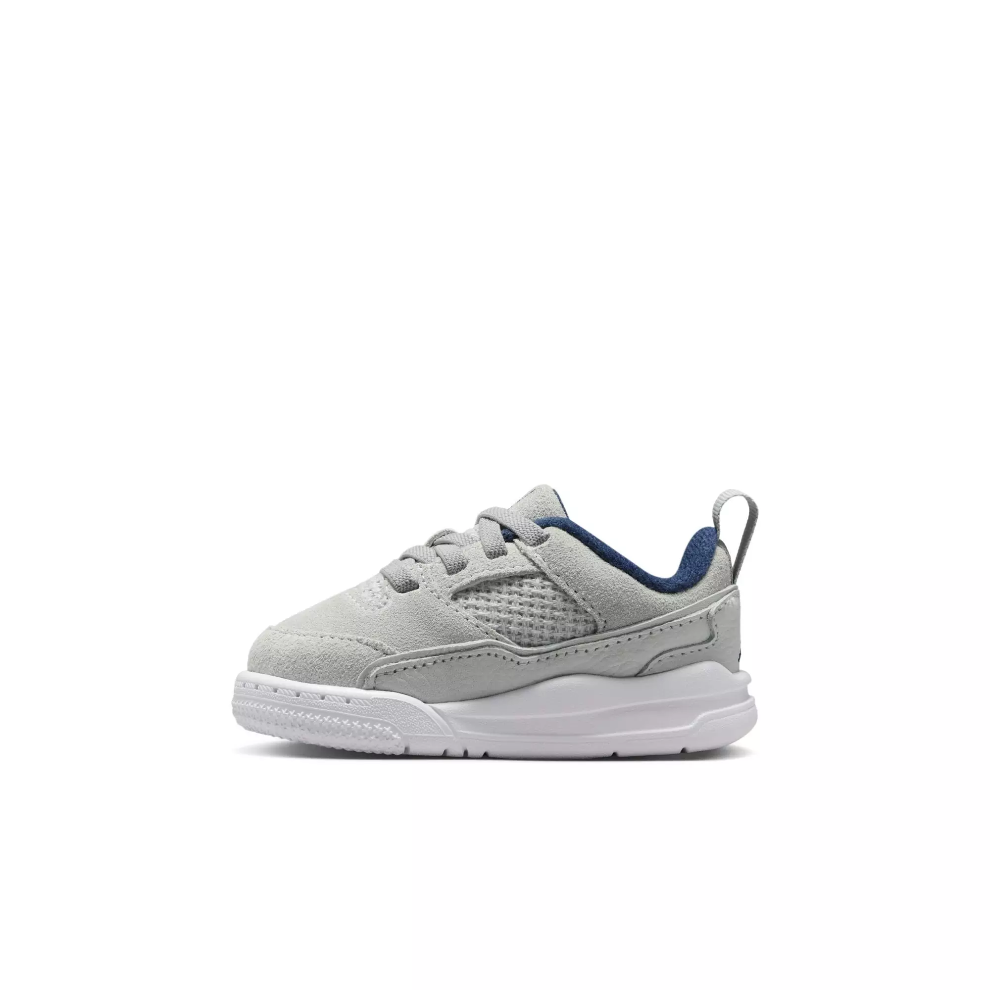 Jordan Flight Court "Neutral Grey/Midnight Navy/White" Toddler Boys' Shoe - GREY/NAVY
