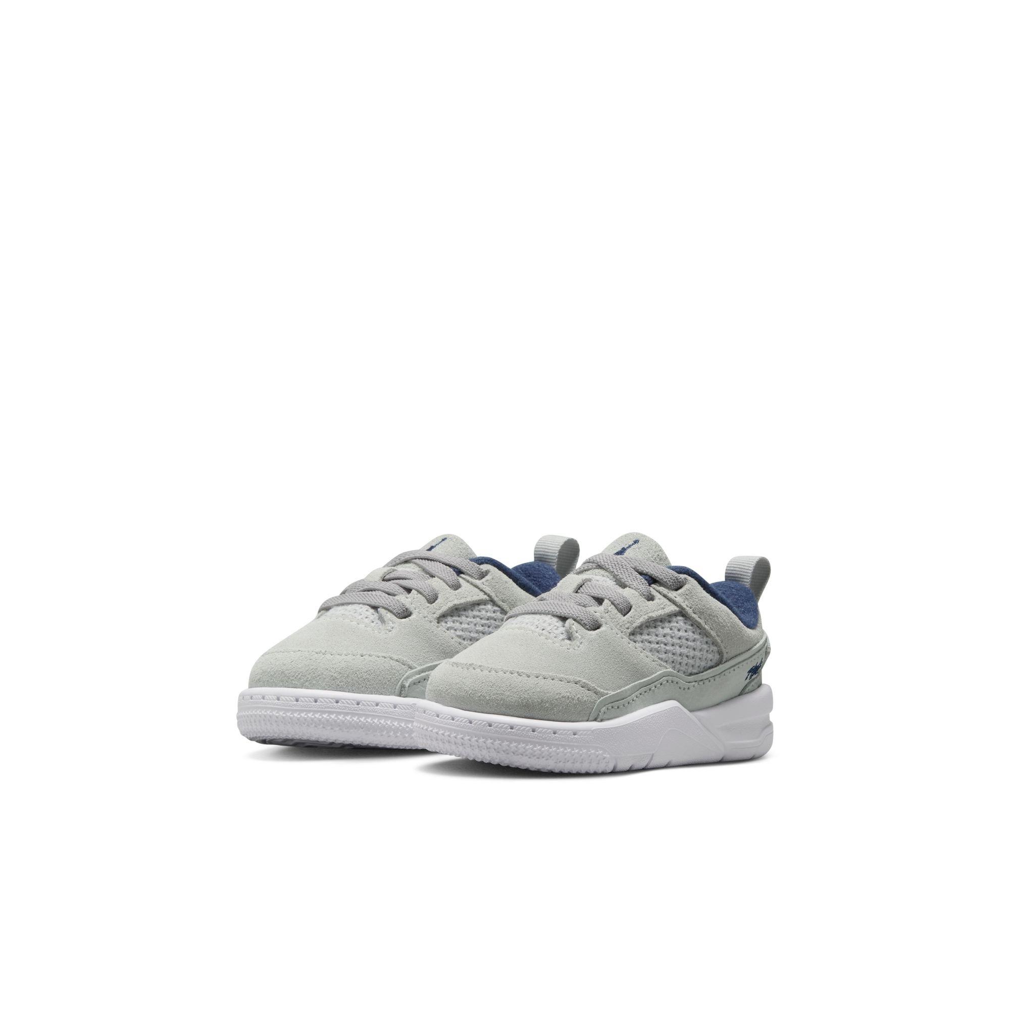 Jordan Flight Court Toddler Boys' "Neutral Grey/Midnight Navy/White" Shoe