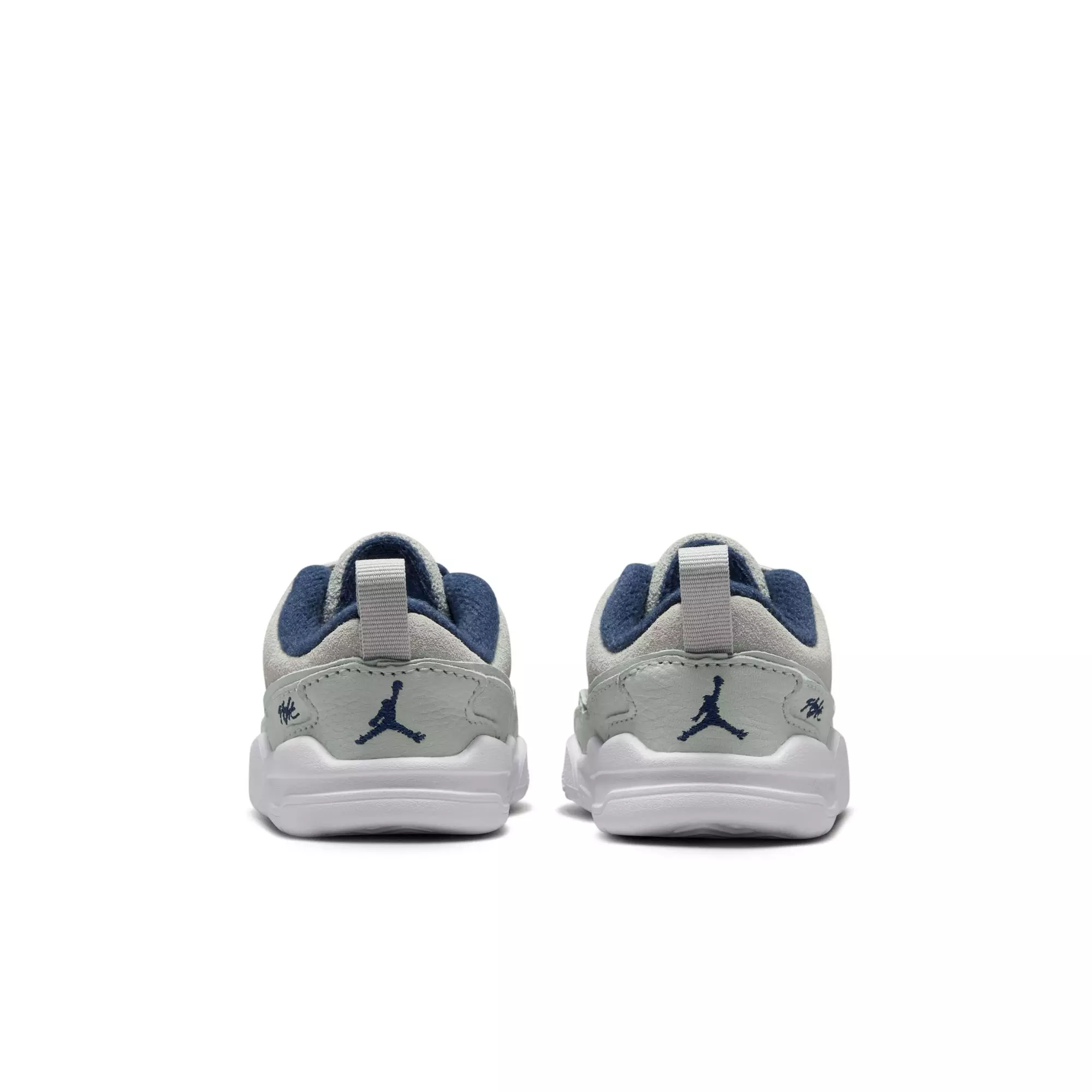 Jordan Flight Court "Neutral Grey/Midnight Navy/White" Toddler Boys' Shoe - GREY/NAVY