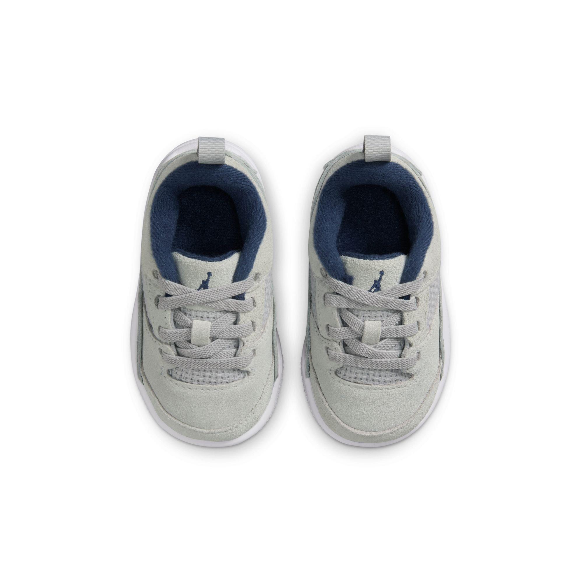 Jordan Flight Court Toddler Boys' "Neutral Grey/Midnight Navy/White" Shoe