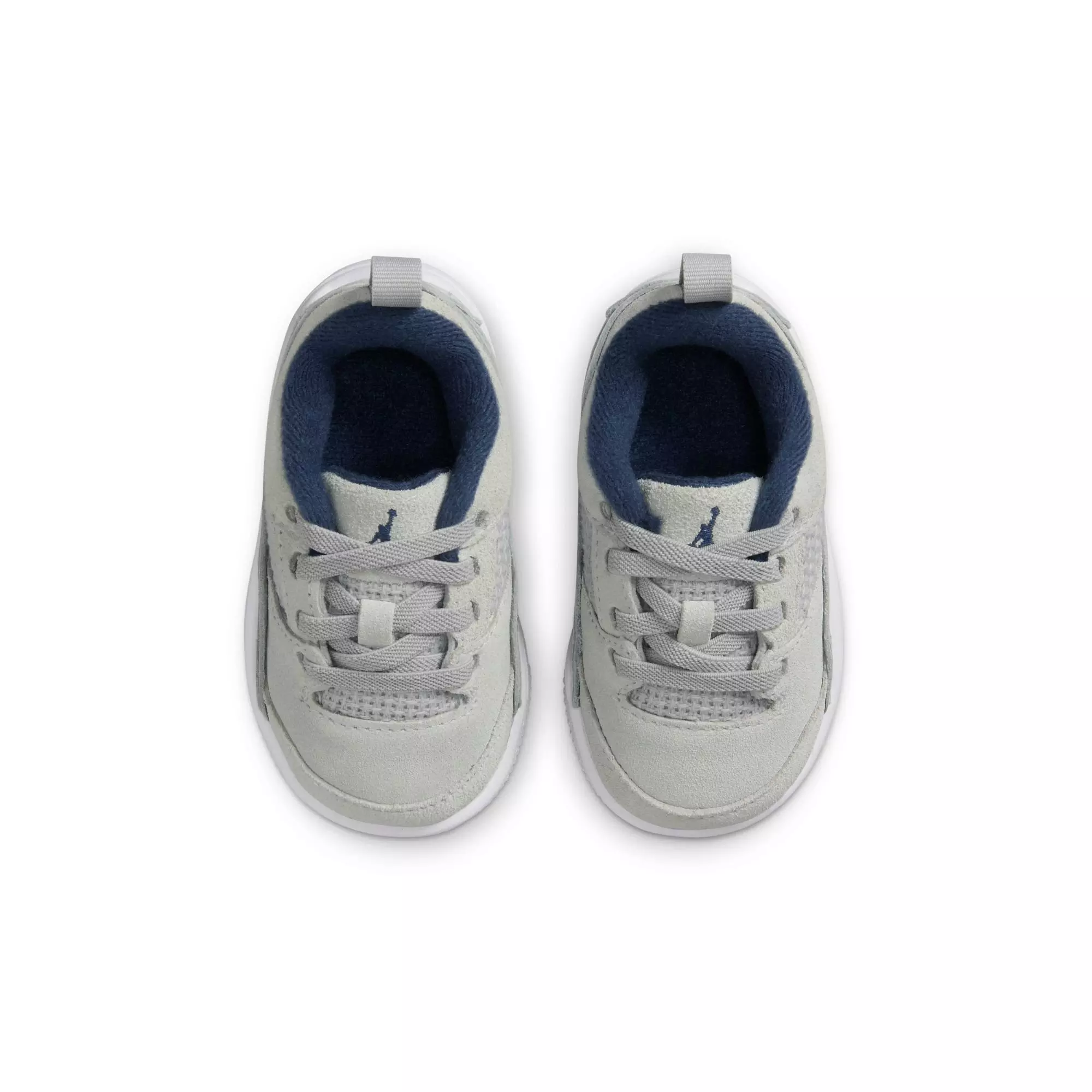 Jordan Flight Court "Neutral Grey/Midnight Navy/White" Toddler Boys' Shoe - GREY/NAVY