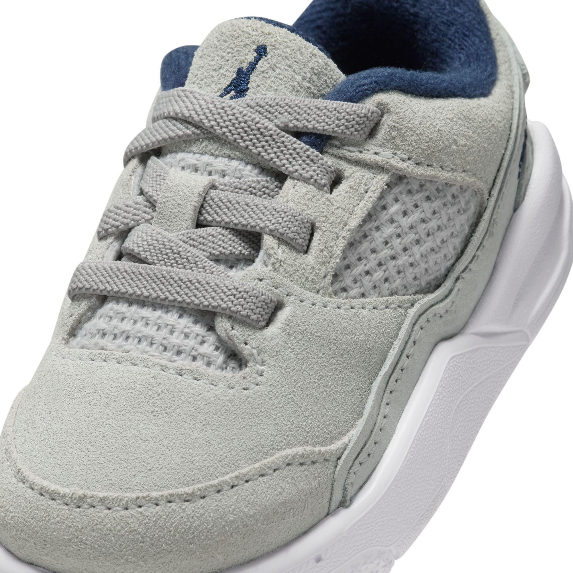 Jordan Flight Court Toddler Boys' "Neutral Grey/Midnight Navy/White" Shoe