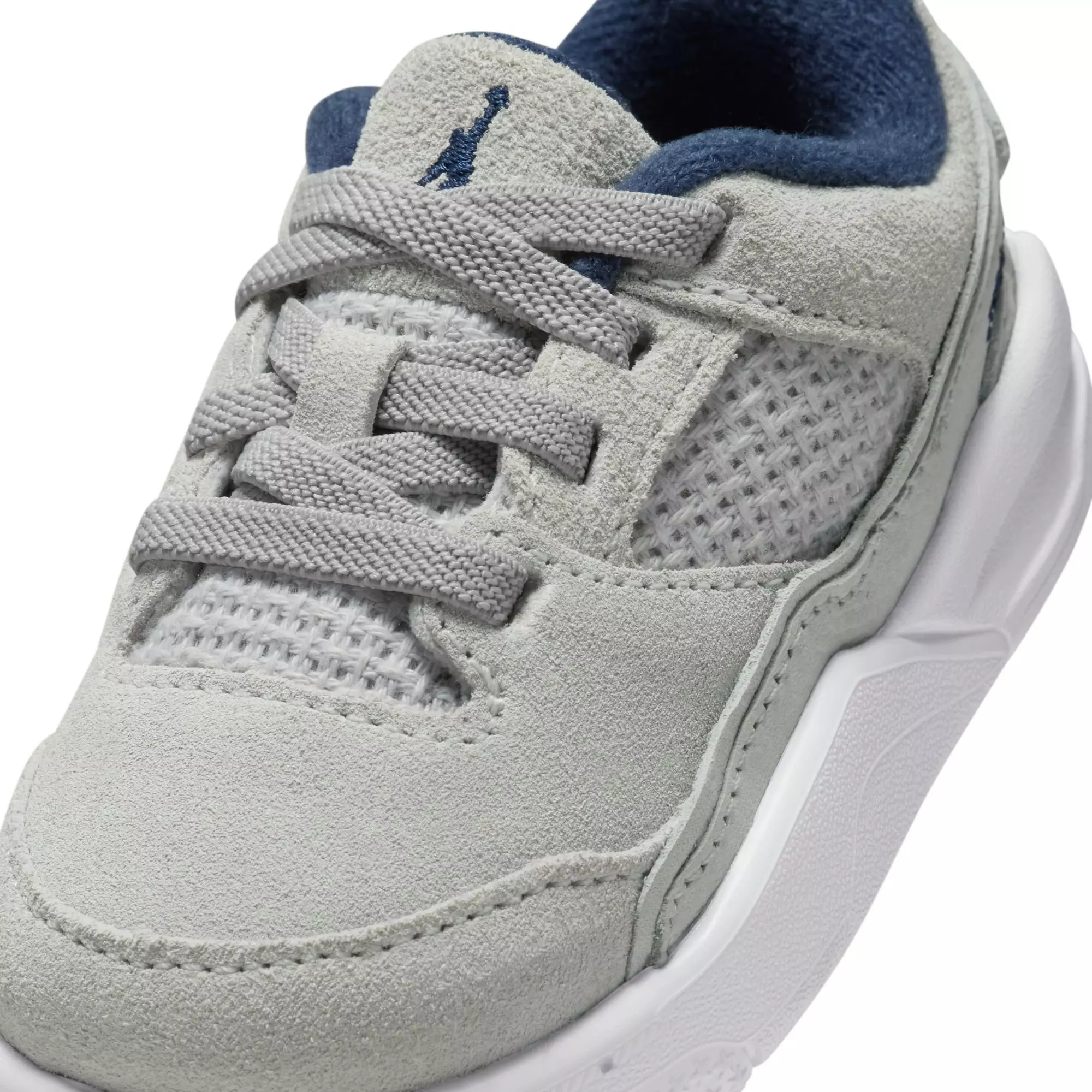 Jordan Flight Court "Neutral Grey/Midnight Navy/White" Toddler Boys' Shoe - GREY/NAVY