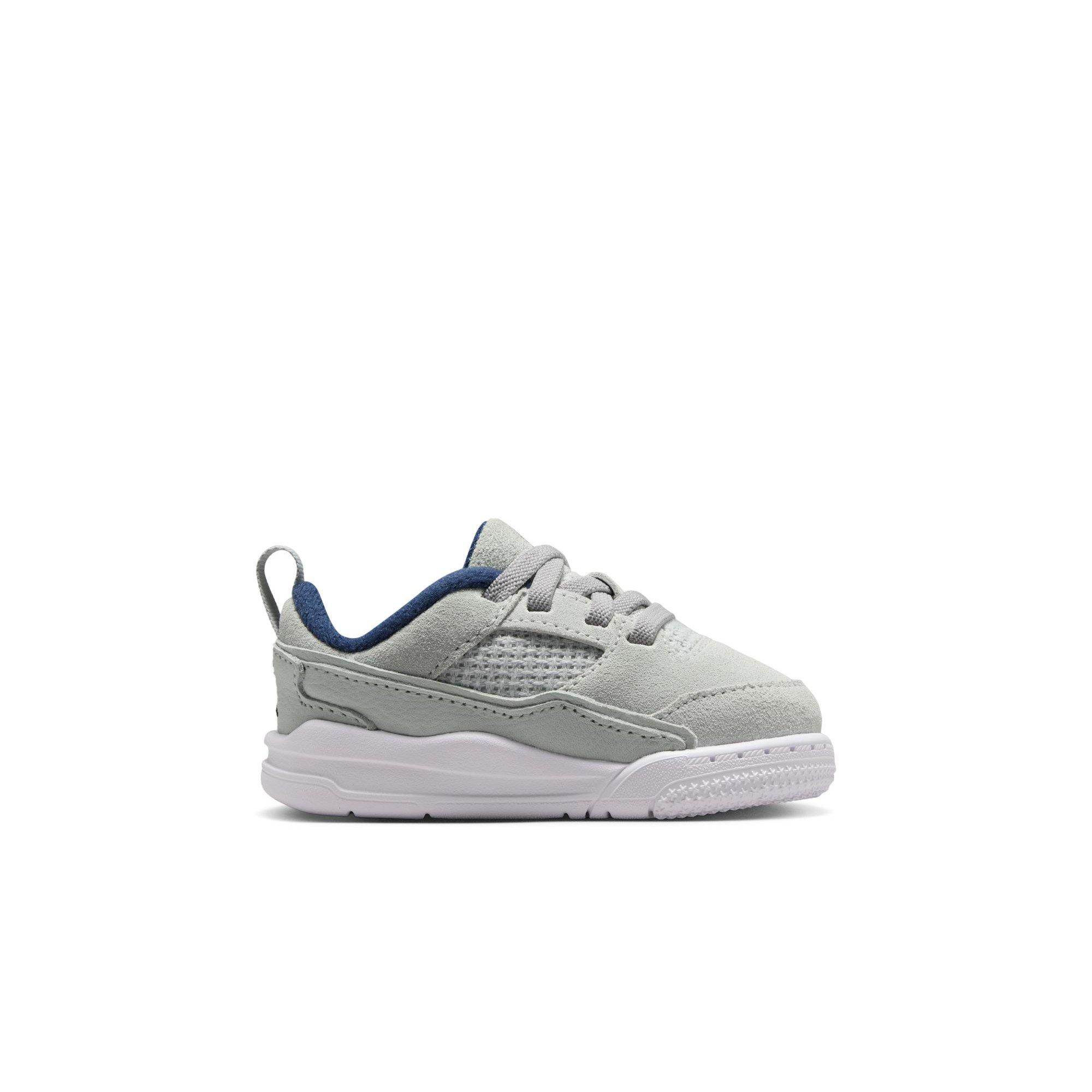 Jordan Flight Court Toddler Boys' "Neutral Grey/Midnight Navy/White" Shoe