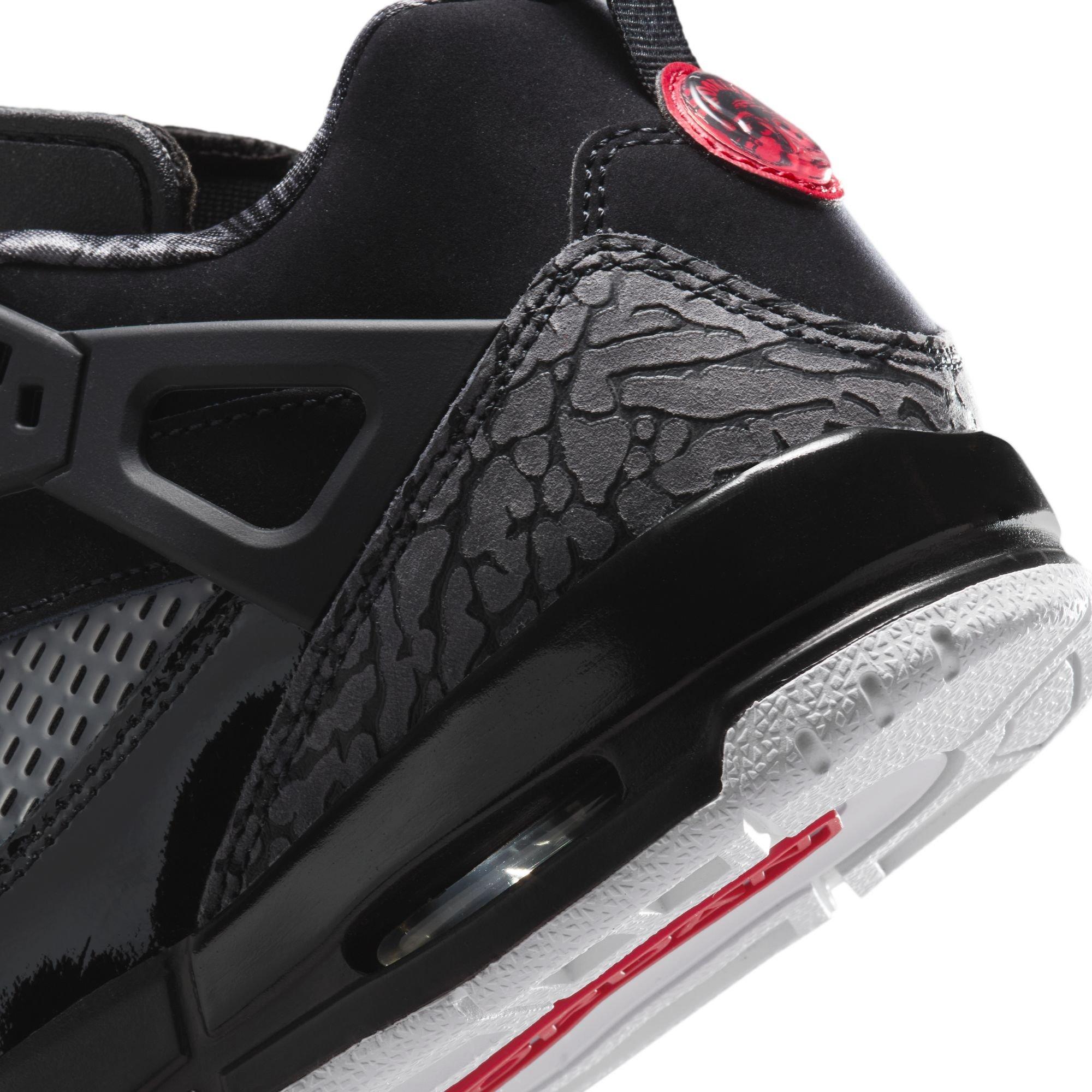 Jordan Spizike Low Grade School Boys' "Black/Varsity Red/Classic Green/White" Shoe