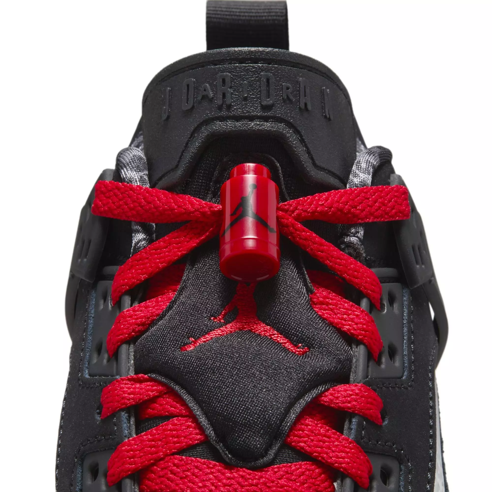 Jordan Spizike Low "Black/Varsity Red/Classic Green/White" Grade School Boys' Shoe - BLACK/GREEN/RED