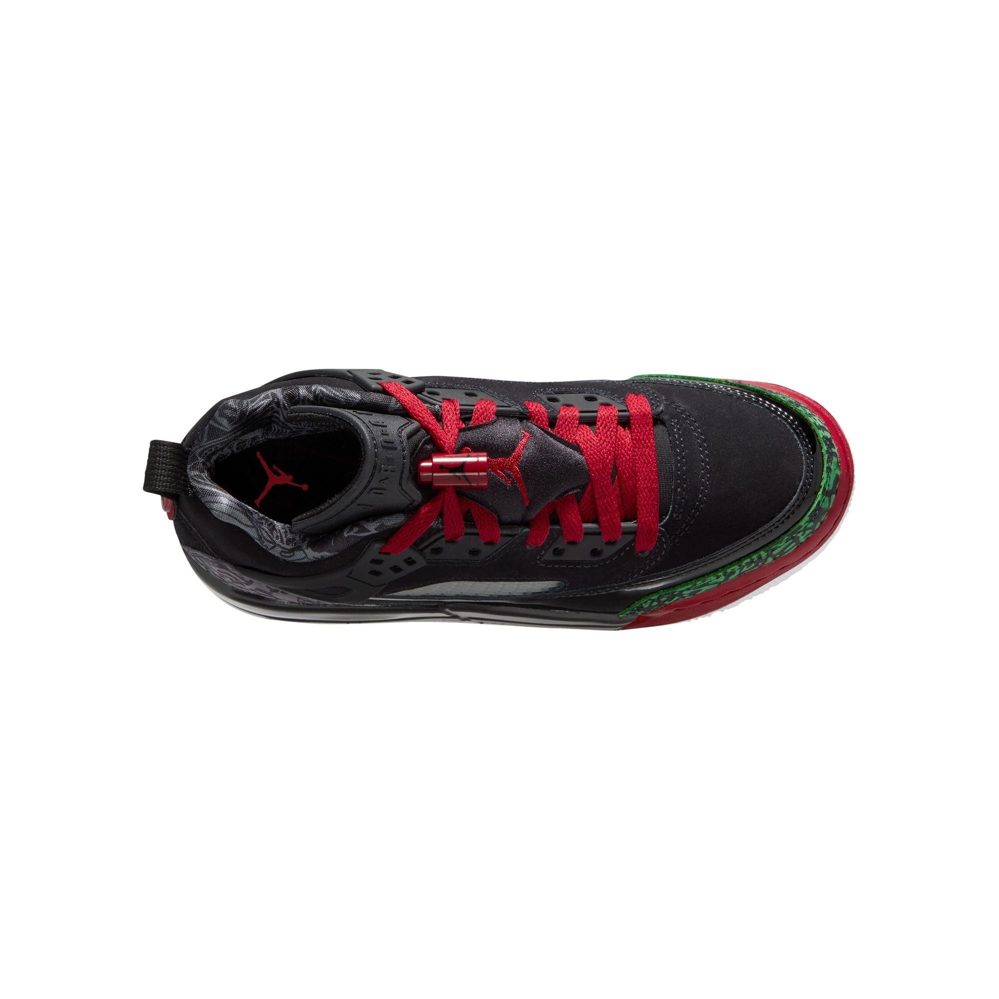 Jordan Spizike Low Grade School Boys' "Black/Varsity Red/Classic Green/White" Shoe