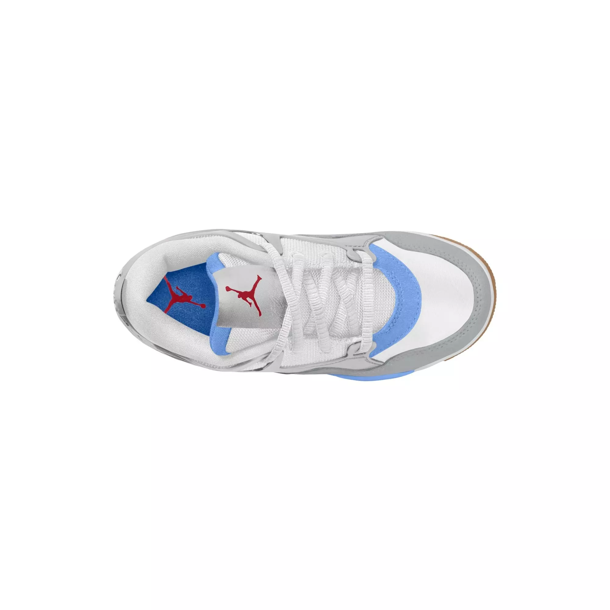Jordan 4 RM "White/Neutral Grey" Preschool Boys' Shoe - WHITE/CAROLINA BLUE