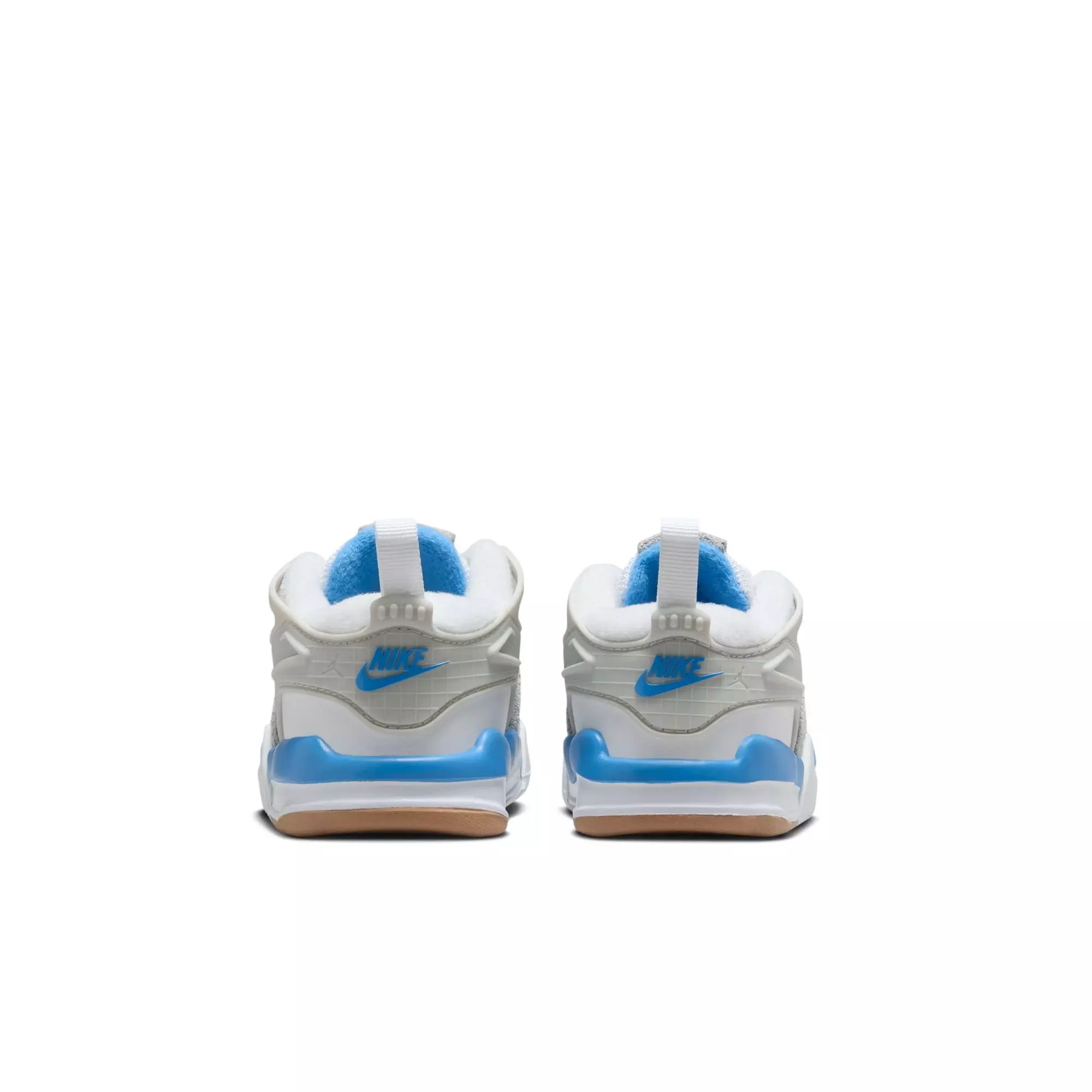 Jordan 4 RM "White/Neutral Grey" Toddler Boys' Shoe - WHITE/CAROLINA BLUE