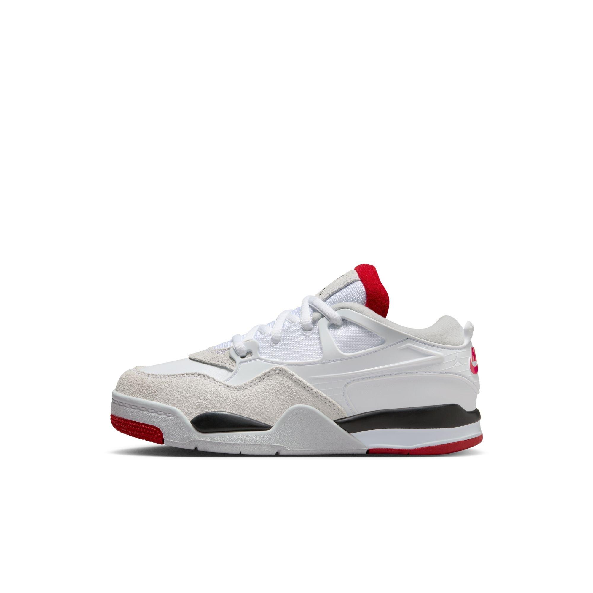 Jordan 4 RM Preschool Boys' "White/Varsity Red/Black/Neutral Grey" Shoe