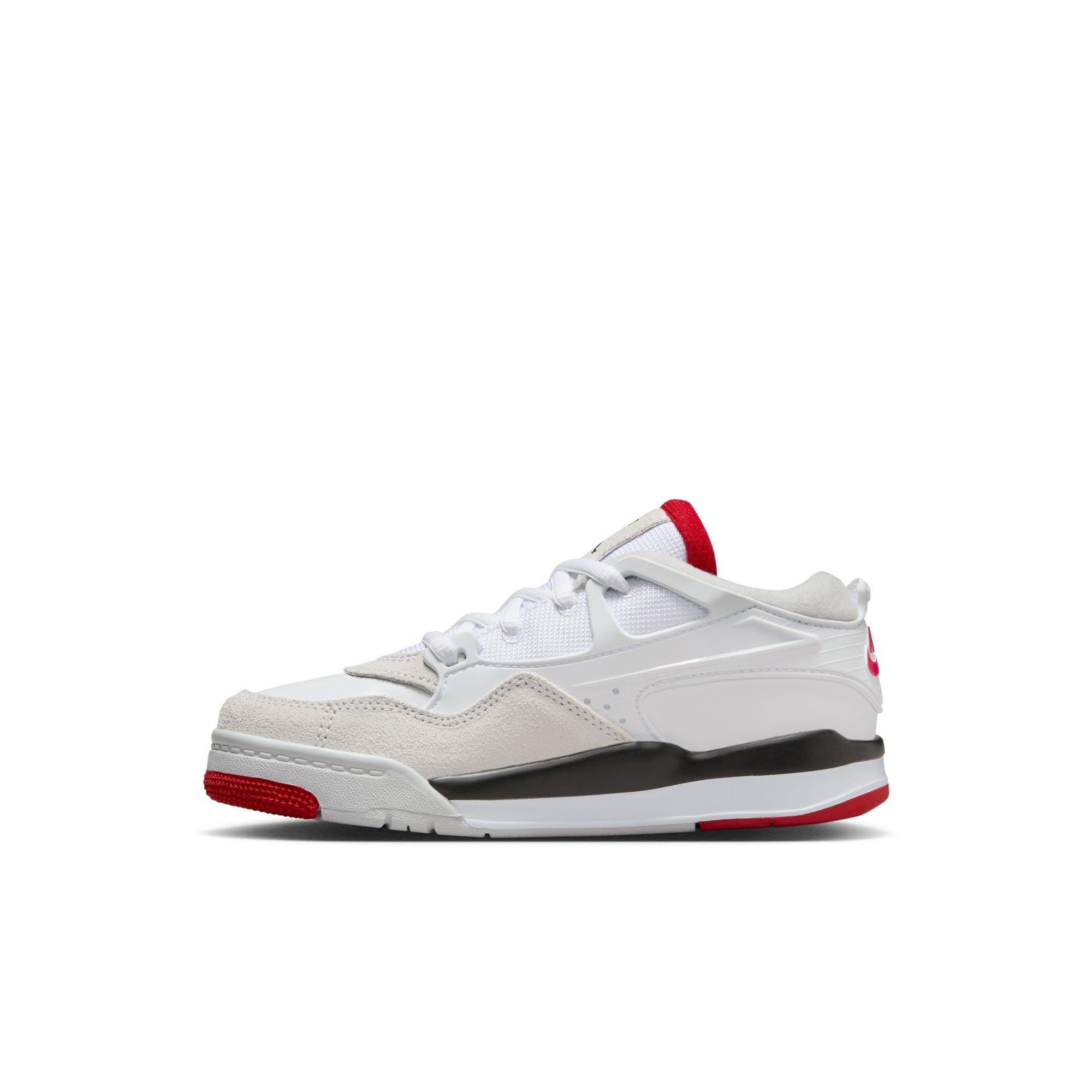 Jordan 4 RM Preschool Boys' "White/Varsity Red/Black/Neutral Grey" Shoe