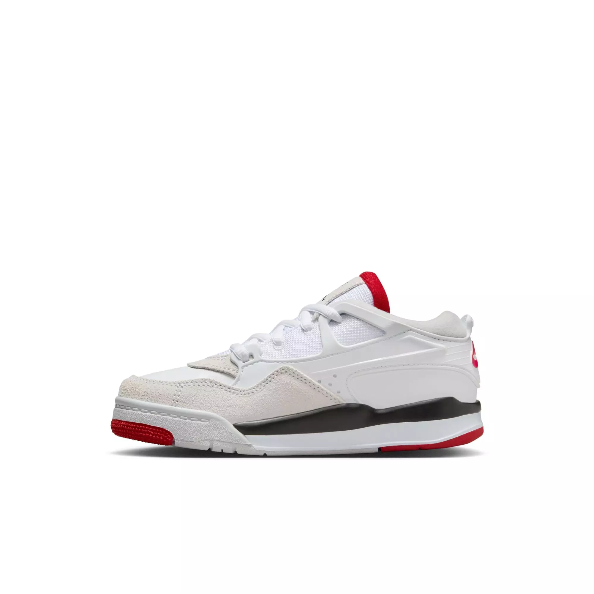 Jordan 4 RM "White/Varsity Red/Black/Neutral Grey" Preschool Boys' Shoe - WHITE/RED/BLACK