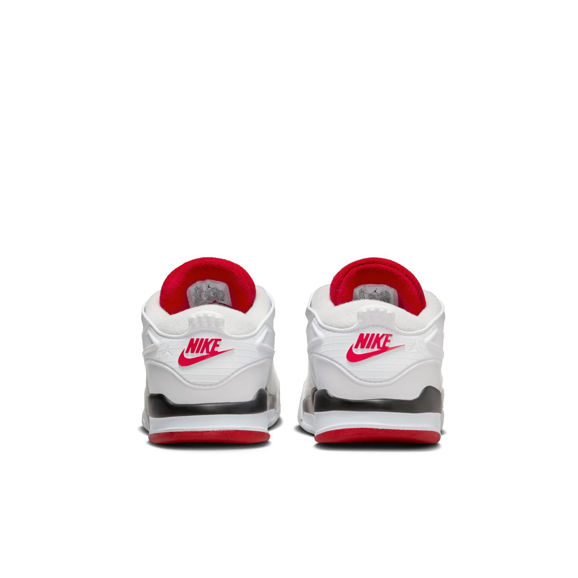 Jordan 4 RM Preschool Boys' "White/Varsity Red/Black/Neutral Grey" Shoe