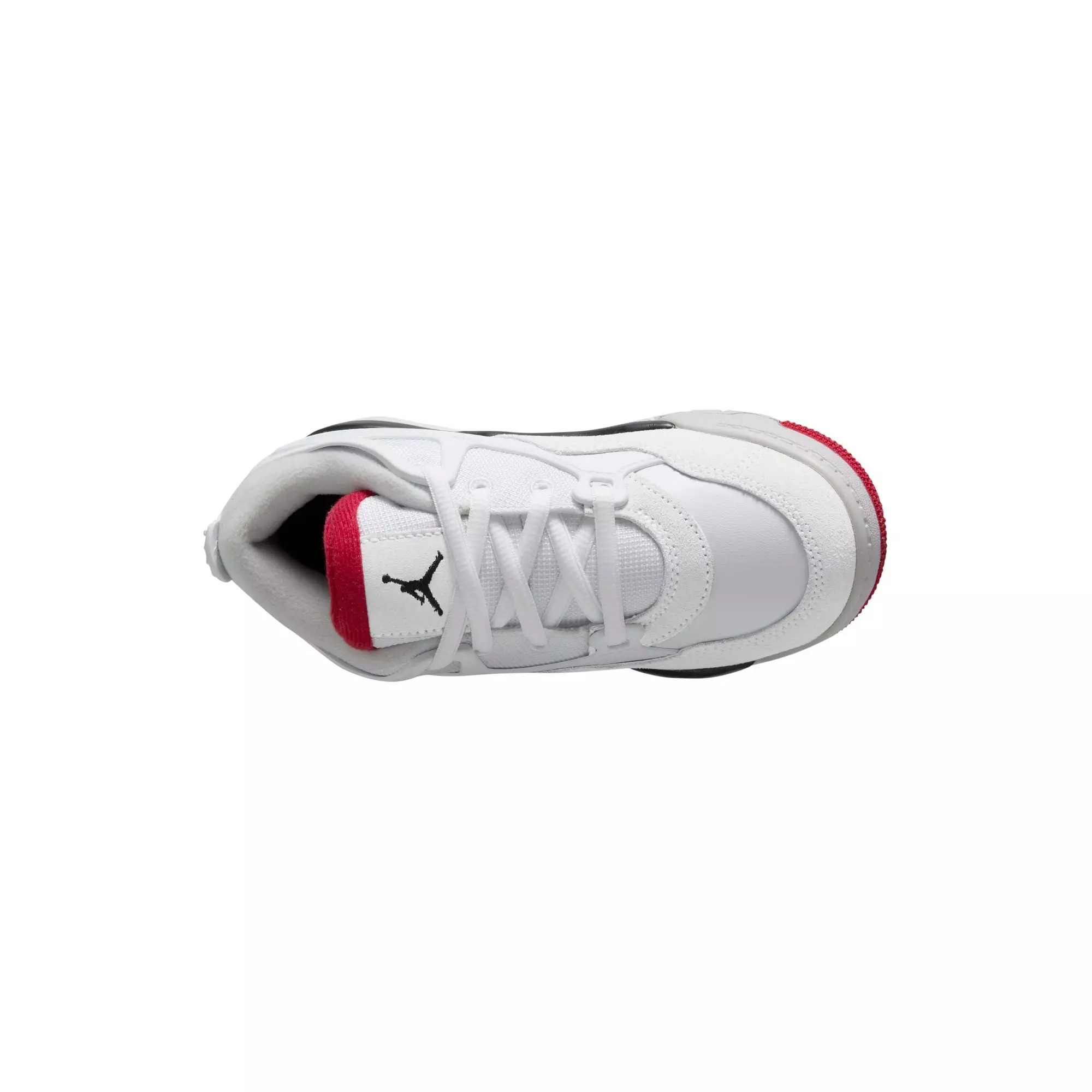 Jordan 4 RM "White/Varsity Red/Black/Neutral Grey" Preschool Boys' Shoe - WHITE/RED/BLACK