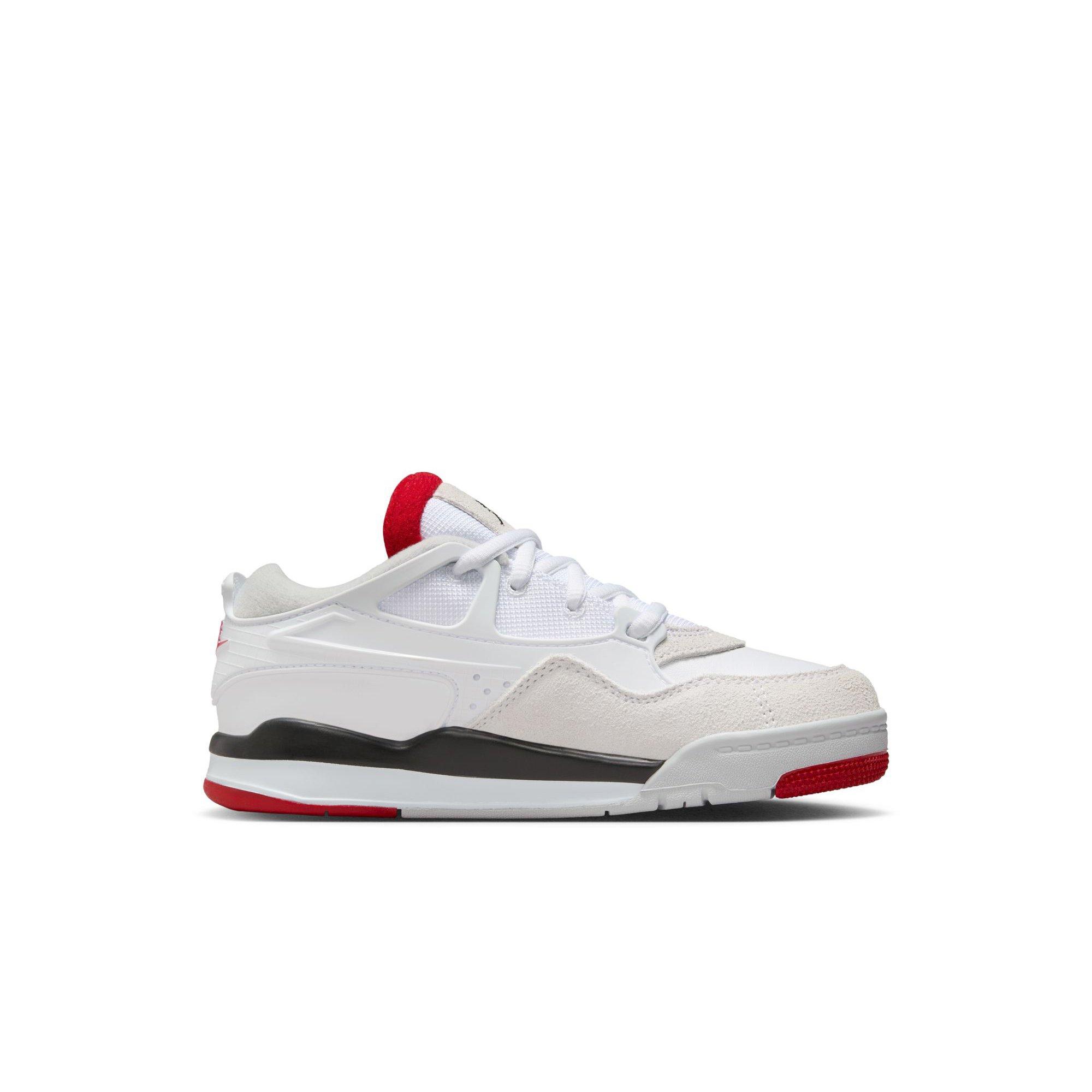 Jordan 4 RM Preschool Boys' "White/Varsity Red/Black/Neutral Grey" Shoe