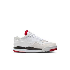 Jordan 4 RM "White/Varsity Red/Black/Neutral Grey" Preschool Boys' Shoe
