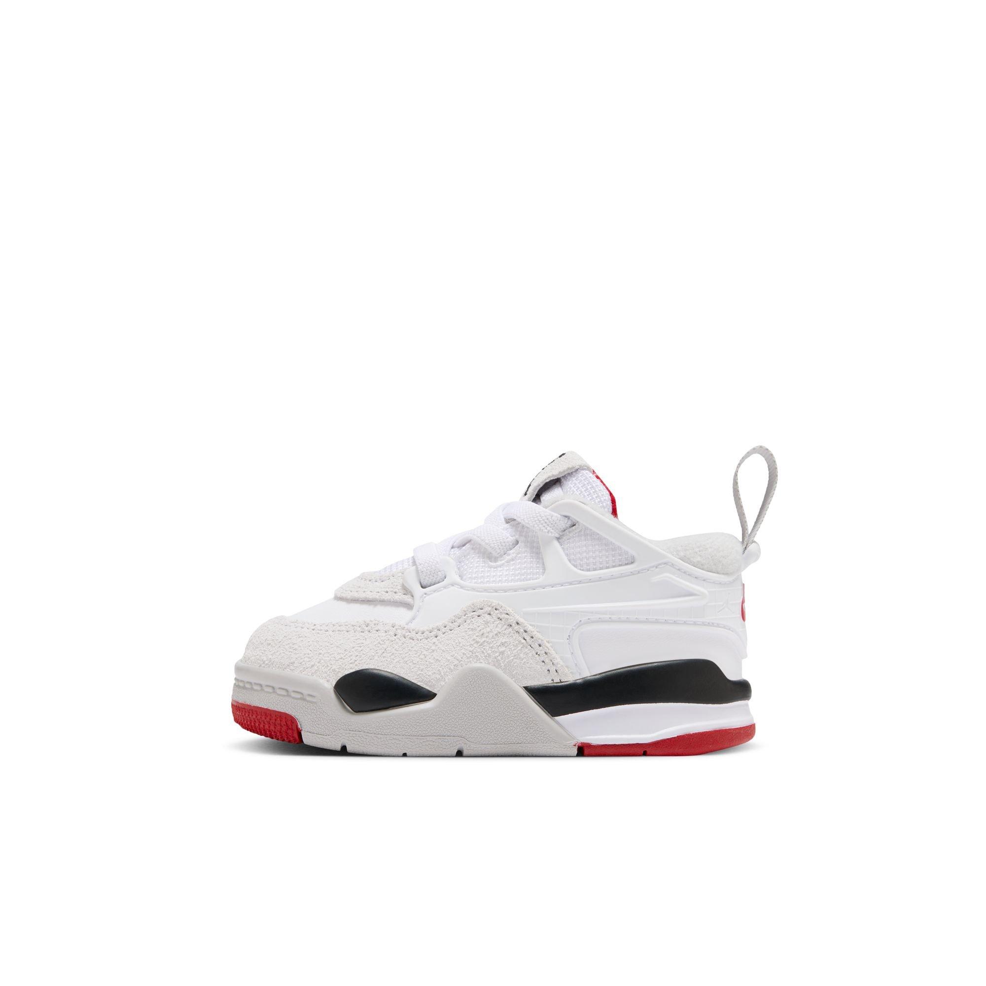 Jordan 4 RM Toddler Boys' "White/Varsity Red/Black/Neutral Grey" Shoe