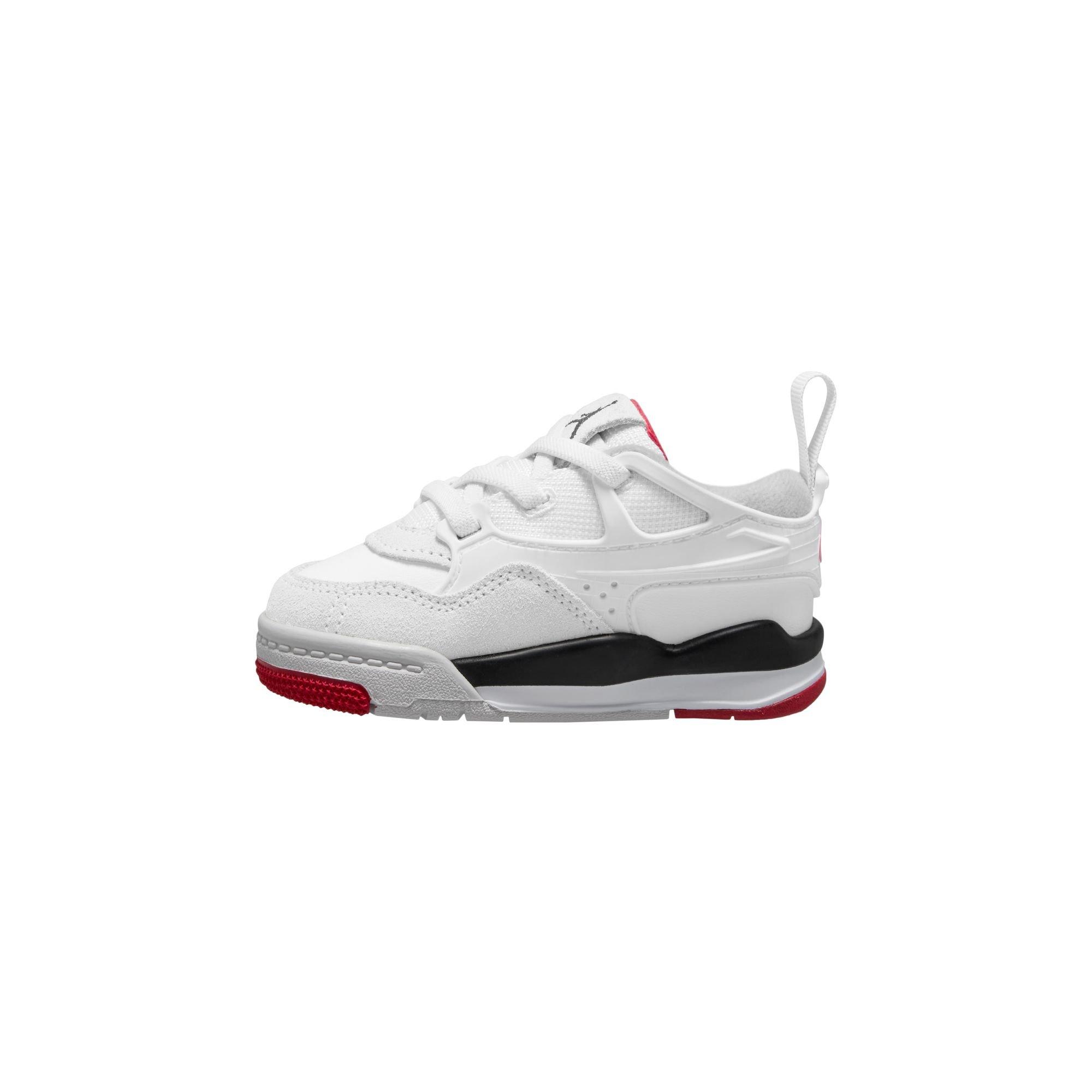 Jordan 4 RM Toddler Boys' "White/Varsity Red/Black/Neutral Grey" Shoe