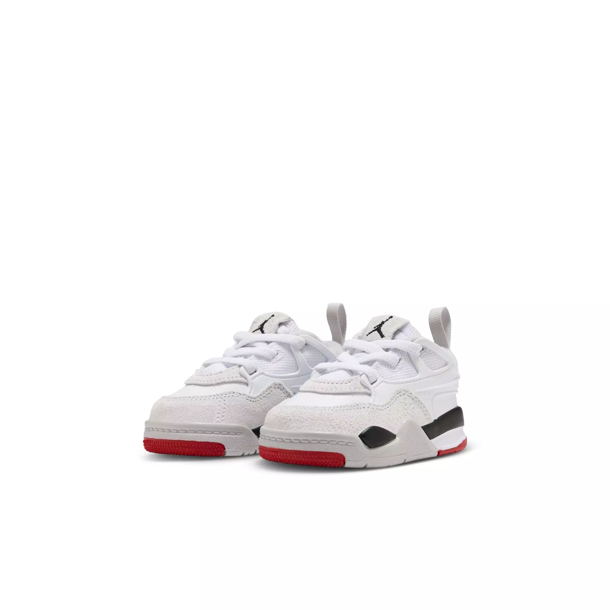Jordan 4 RM "White/Varsity Red/Black/Neutral Grey" Toddler Boys' Shoe - WHITE/RED/BLACK