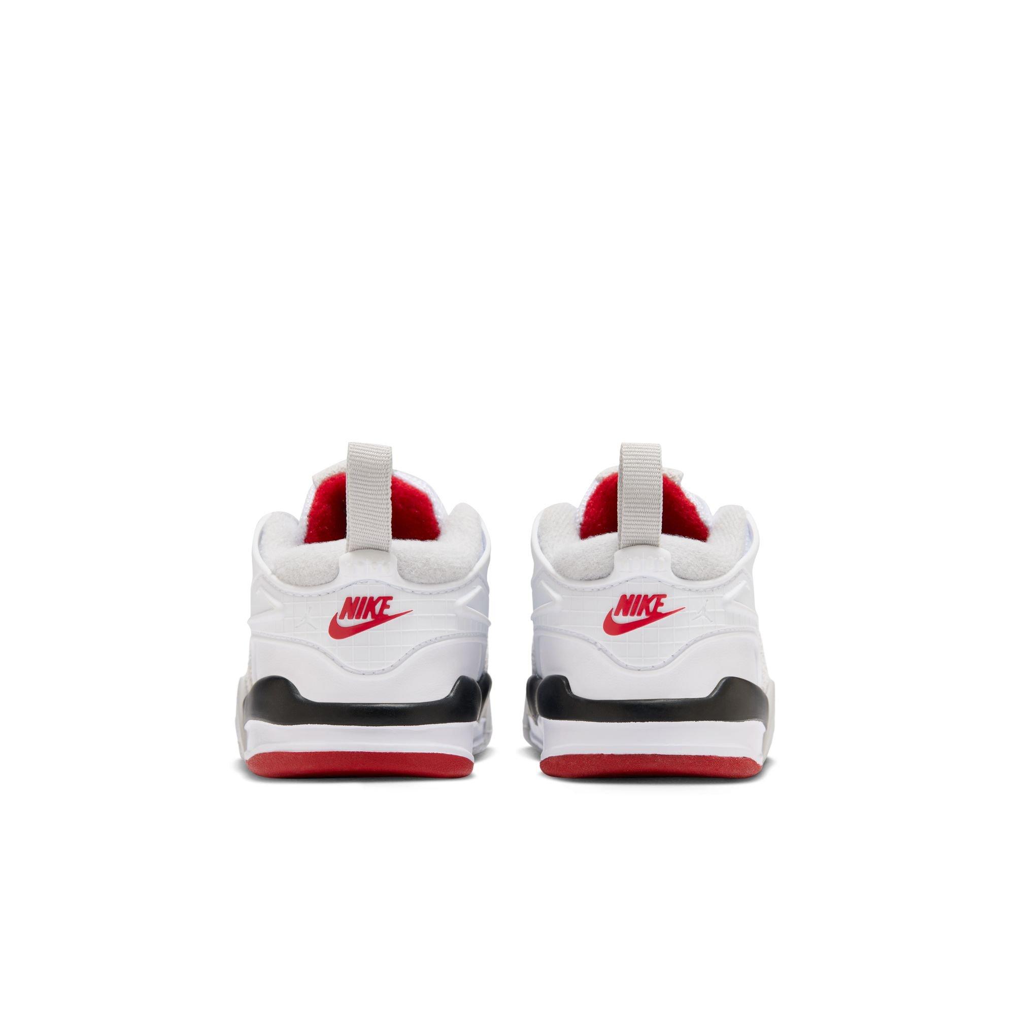Jordan 4 RM Toddler Boys' "White/Varsity Red/Black/Neutral Grey" Shoe