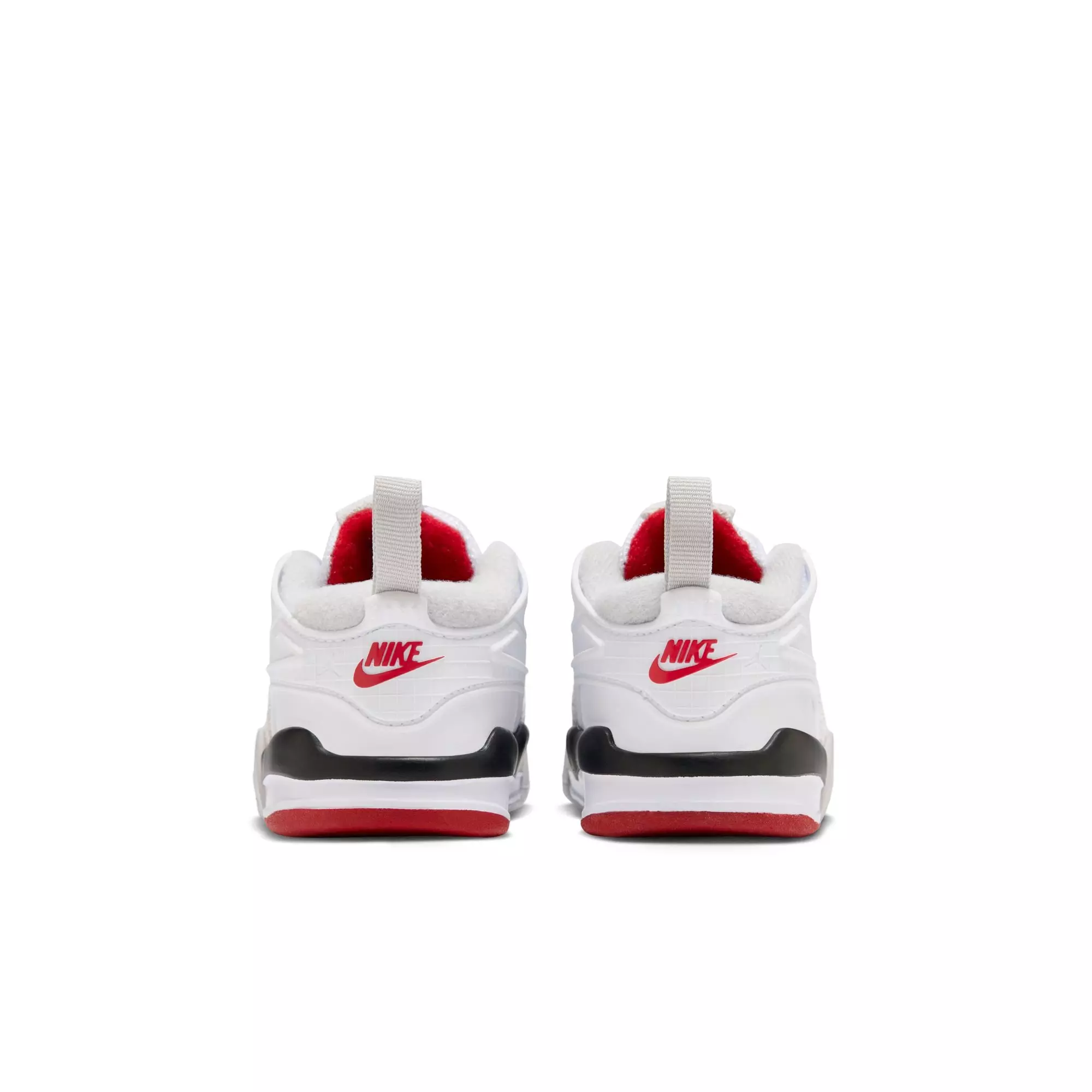 Jordan 4 RM "White/Varsity Red/Black/Neutral Grey" Toddler Boys' Shoe - WHITE/RED/BLACK
