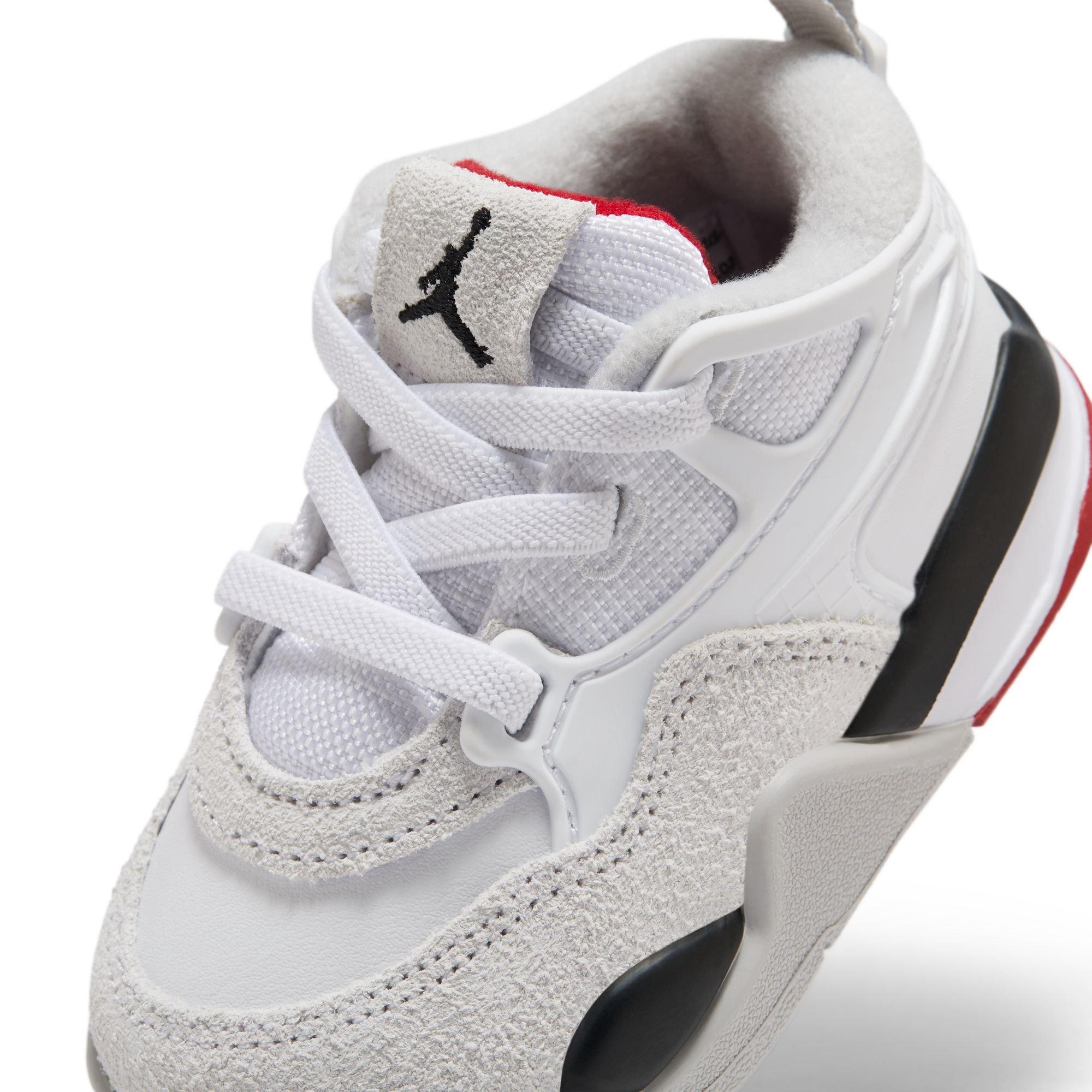 Jordan 4 RM Toddler Boys' "White/Varsity Red/Black/Neutral Grey" Shoe