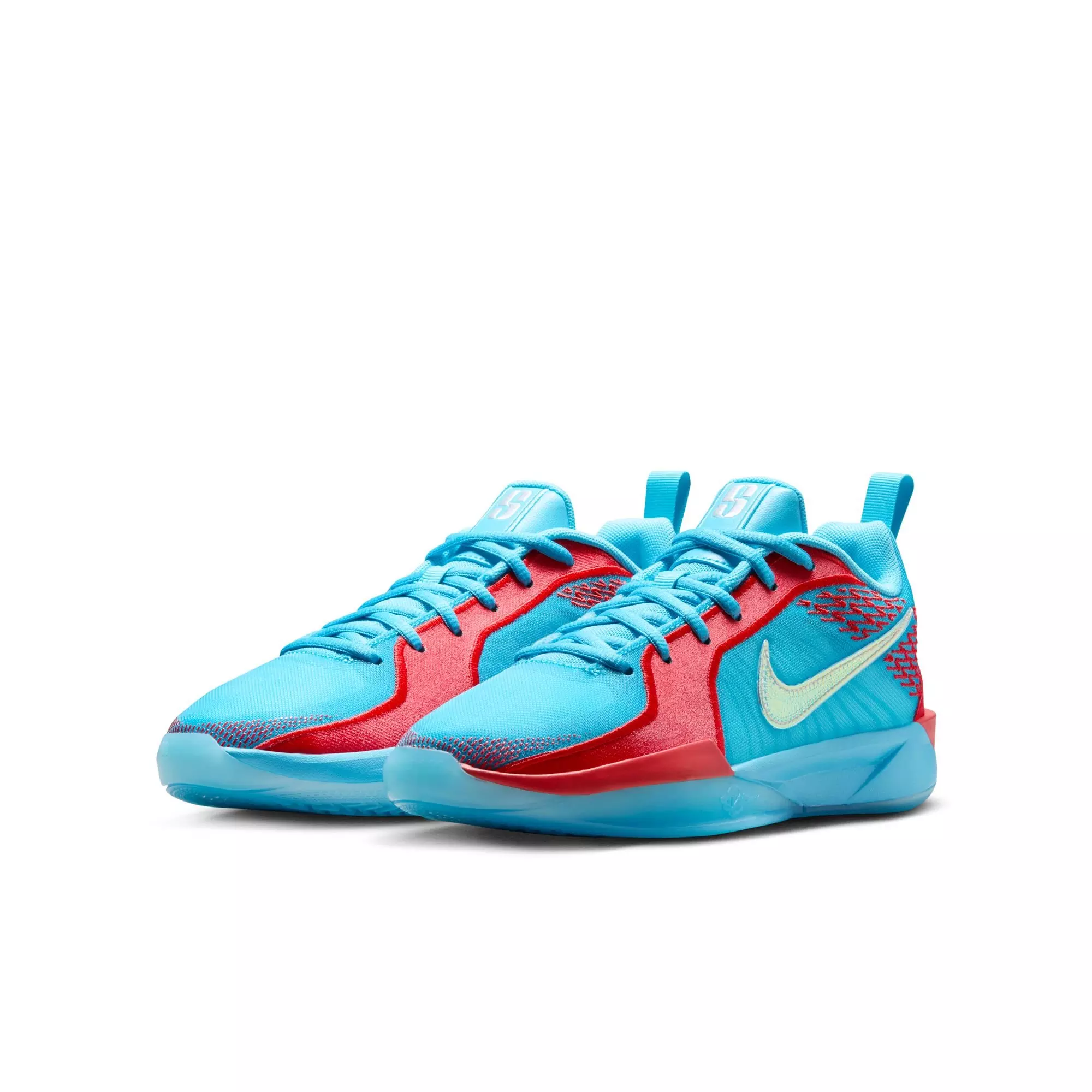 Nike Sabrina 2 "The Hustle" Grade School Kids' Shoe - BALTIC BLUE/WHITE/CRIMSON